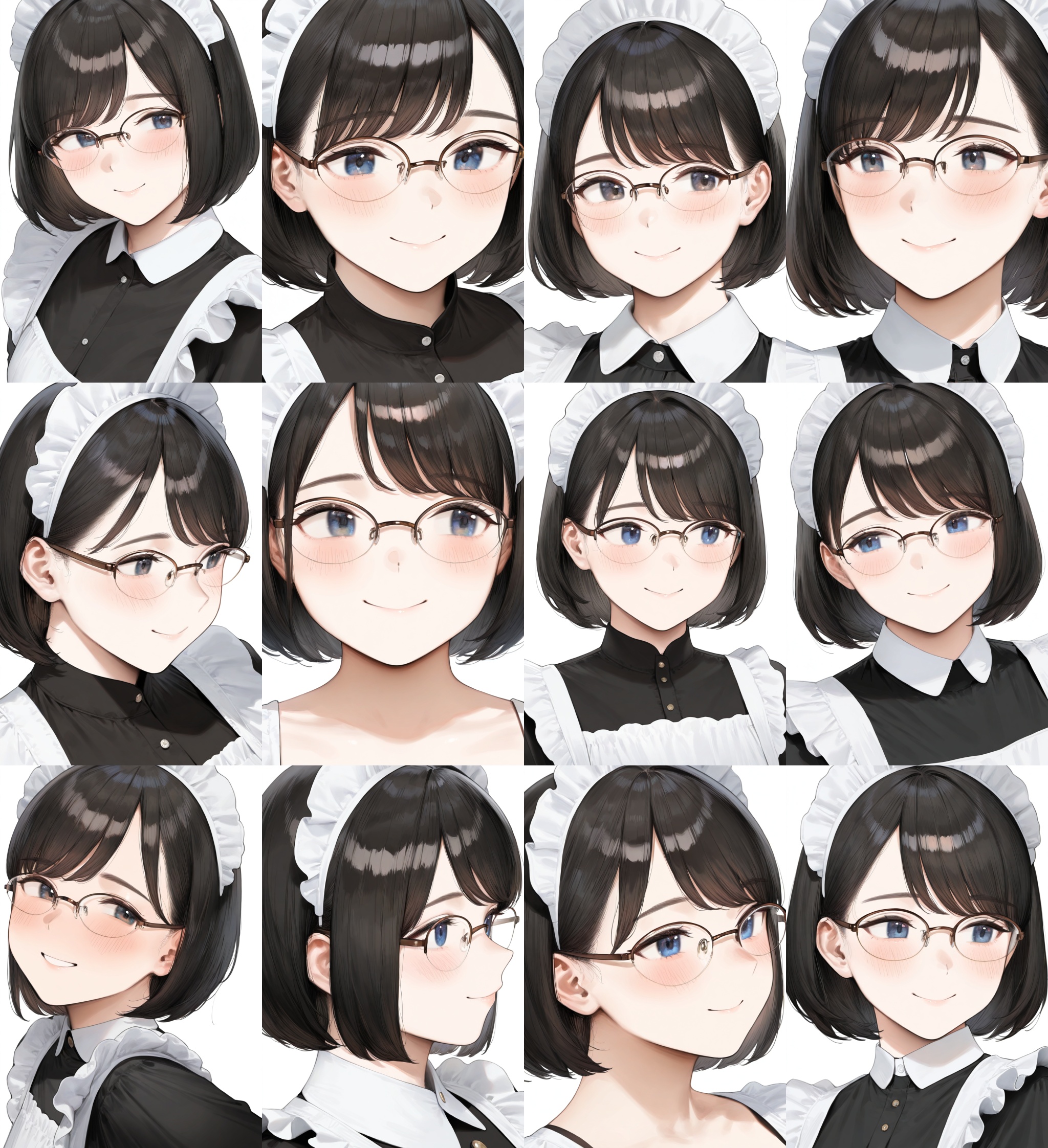 halfrim15s,  over-rim eyewear,  brown-framed eyewear on Tensor.Art