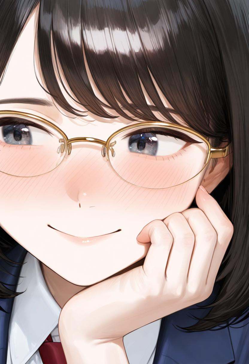 halfrim15s,  over-rim eyewear,  yellow-framed eyewear on Tensor.Art