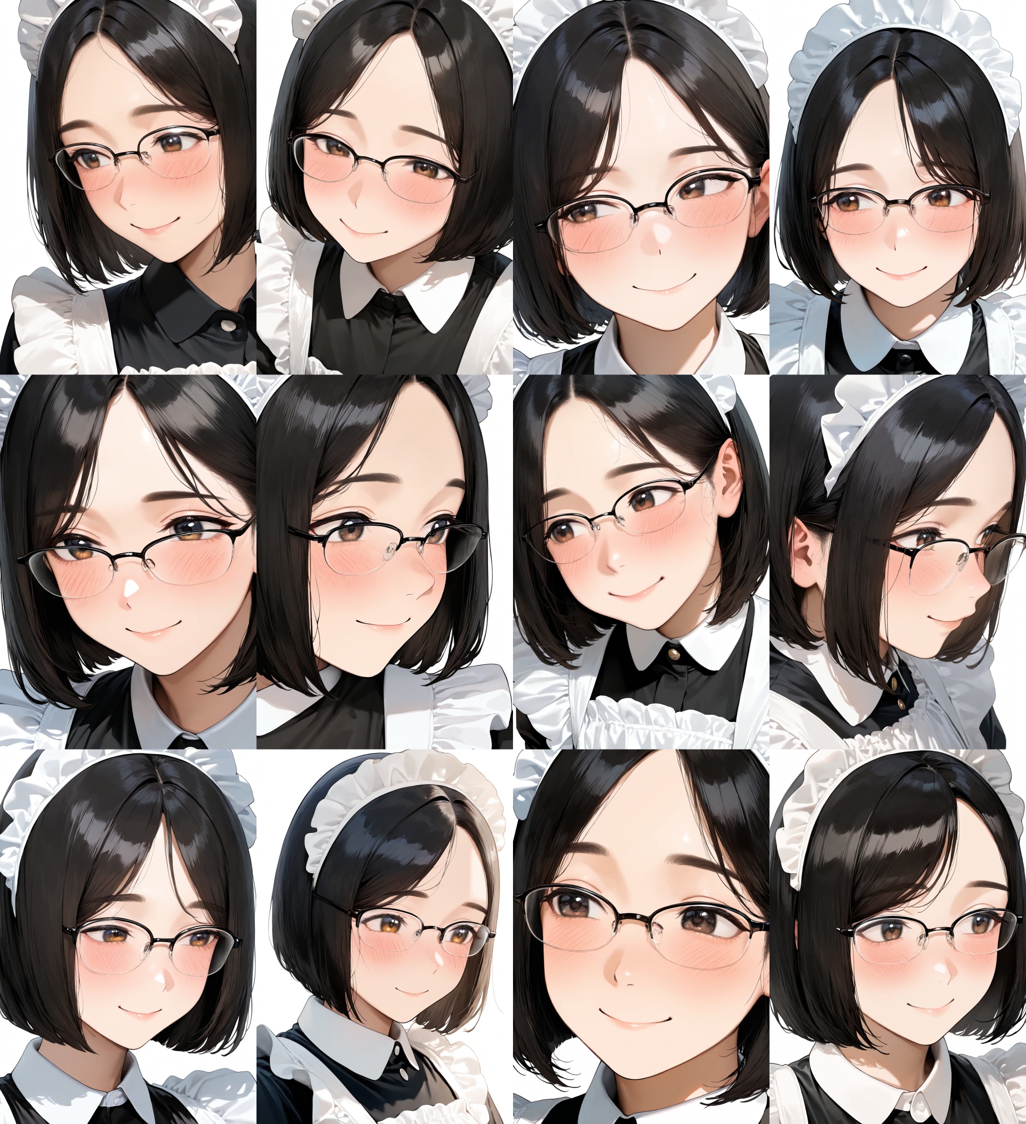 halfrim17s,  over-rim eyewear,  black-framed eyewear on Tensor.Art