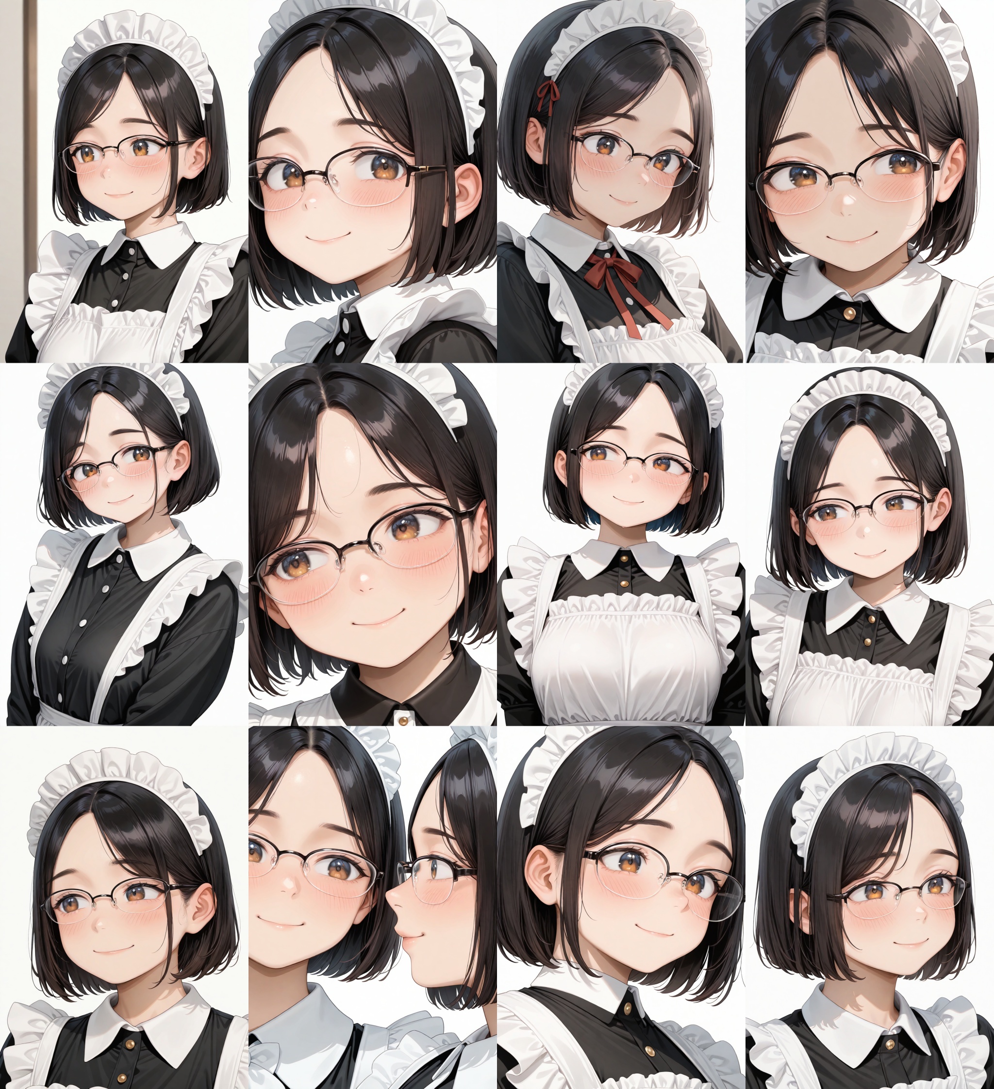 halfrim17s,  over-rim eyewear,  black-framed eyewear on Tensor.Art