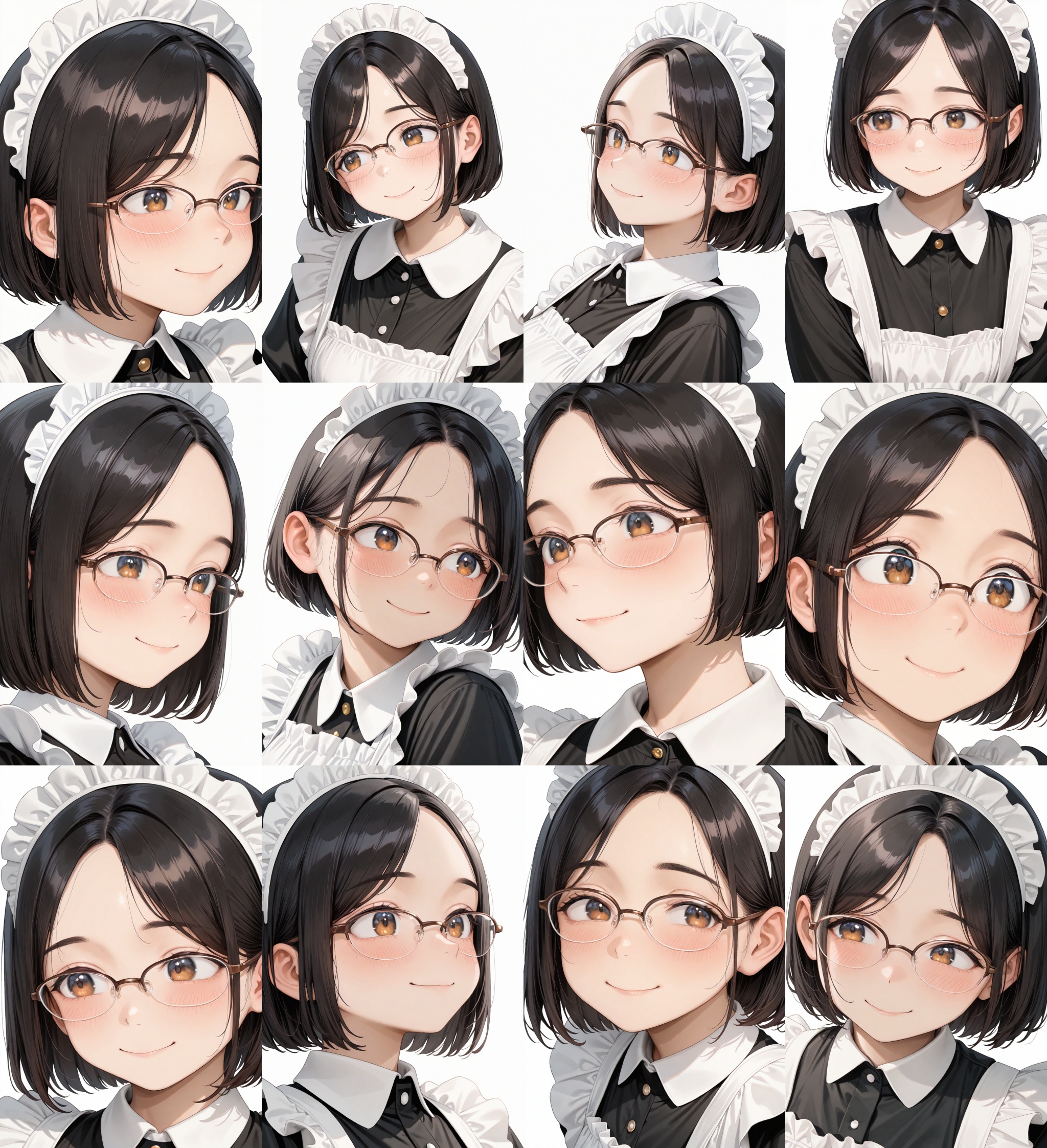 halfrim17s,  over-rim eyewear,  brown-framed eyewear on Tensor.Art