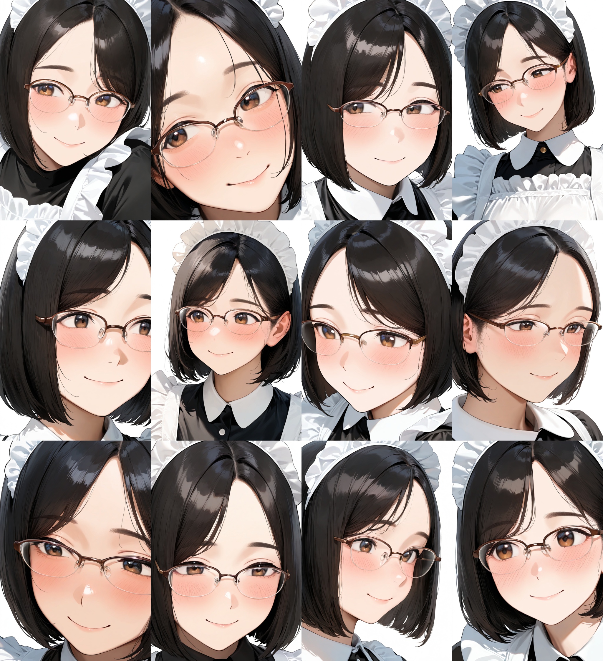 halfrim17s,  over-rim eyewear,  brown-framed eyewear on Tensor.Art