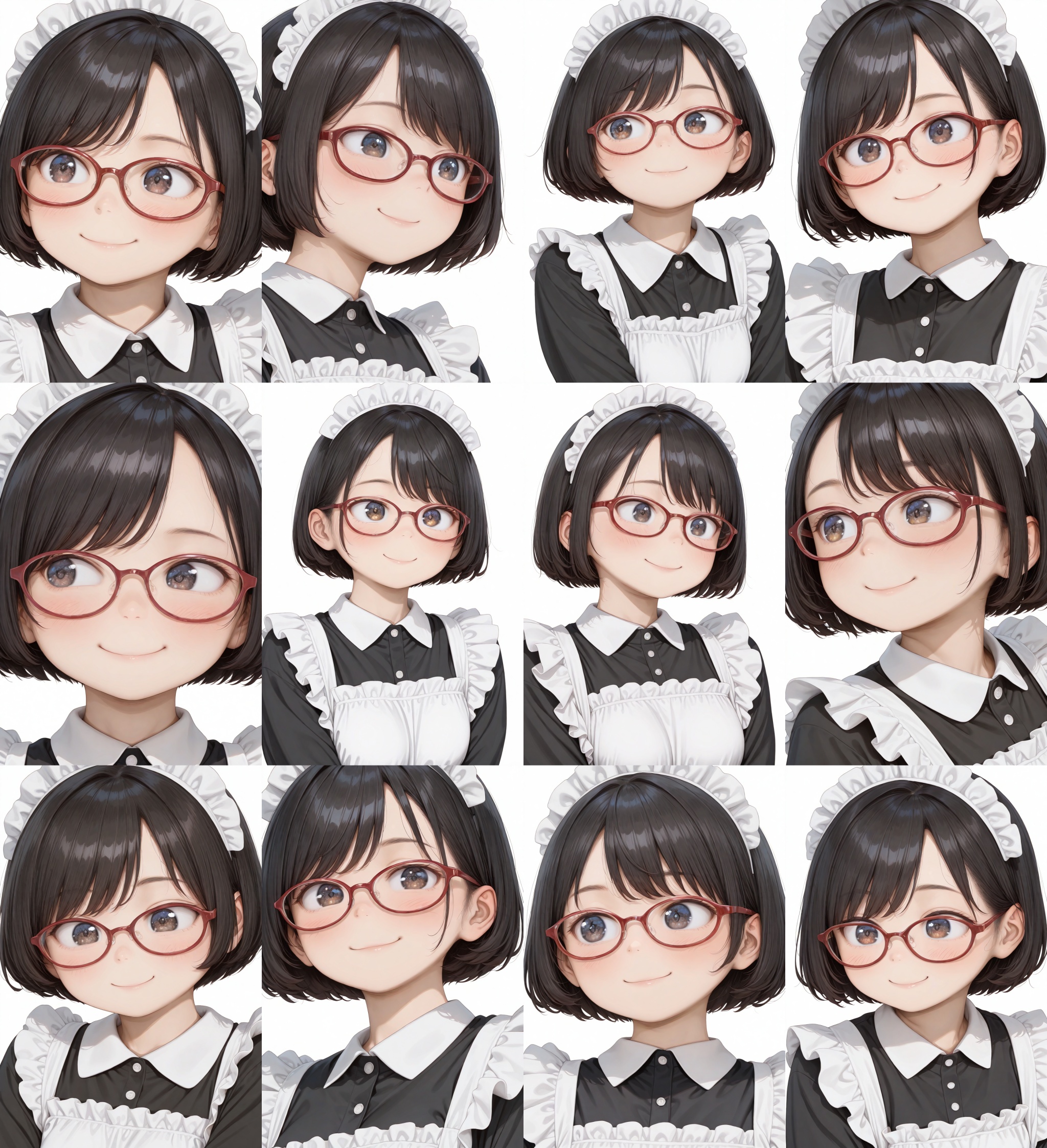 oval_cell,  glasses,  red-framed eyewear on Tensor.Art