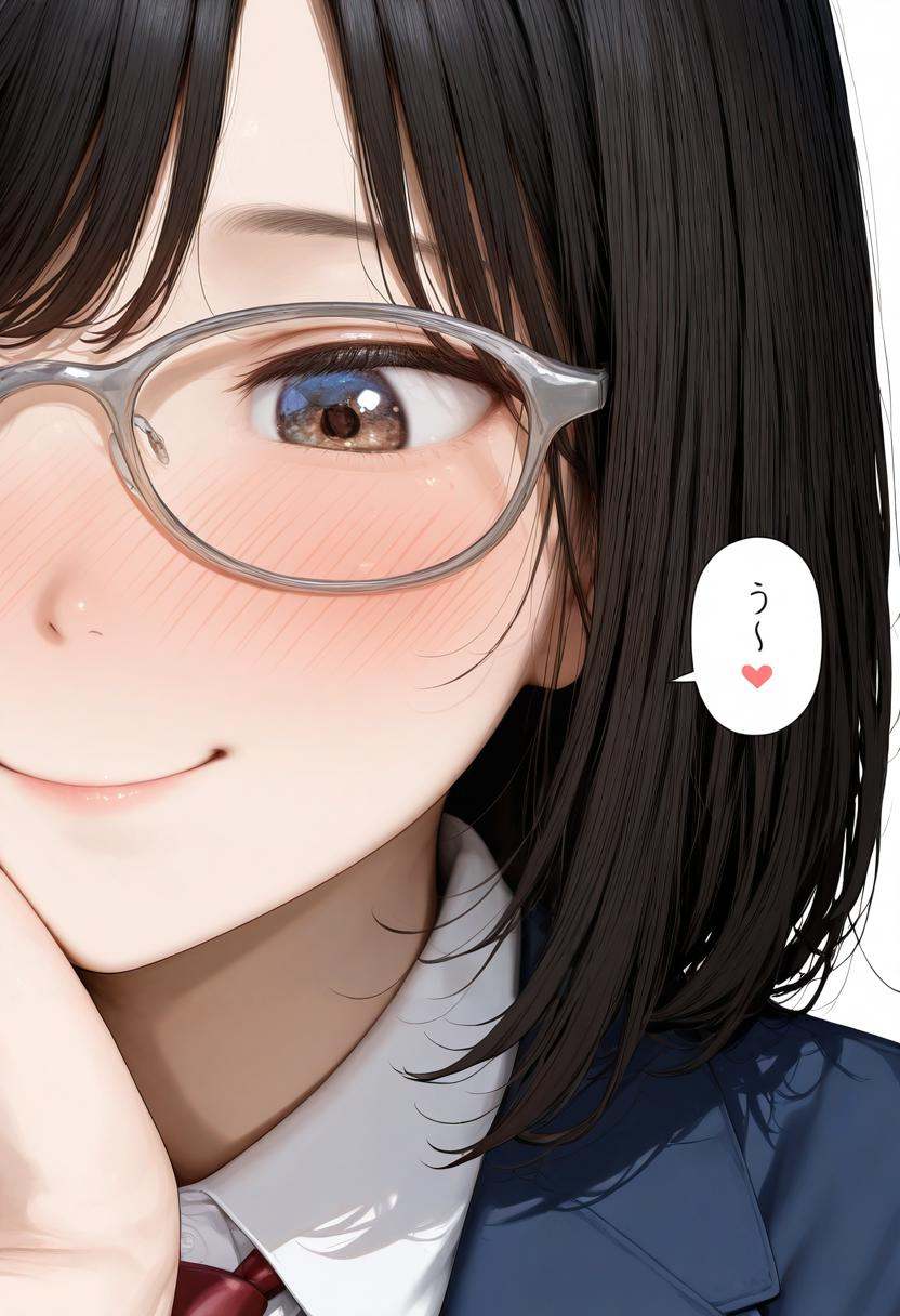 oval_cell,  glasses,  grey-framed eyewear on Tensor.Art
