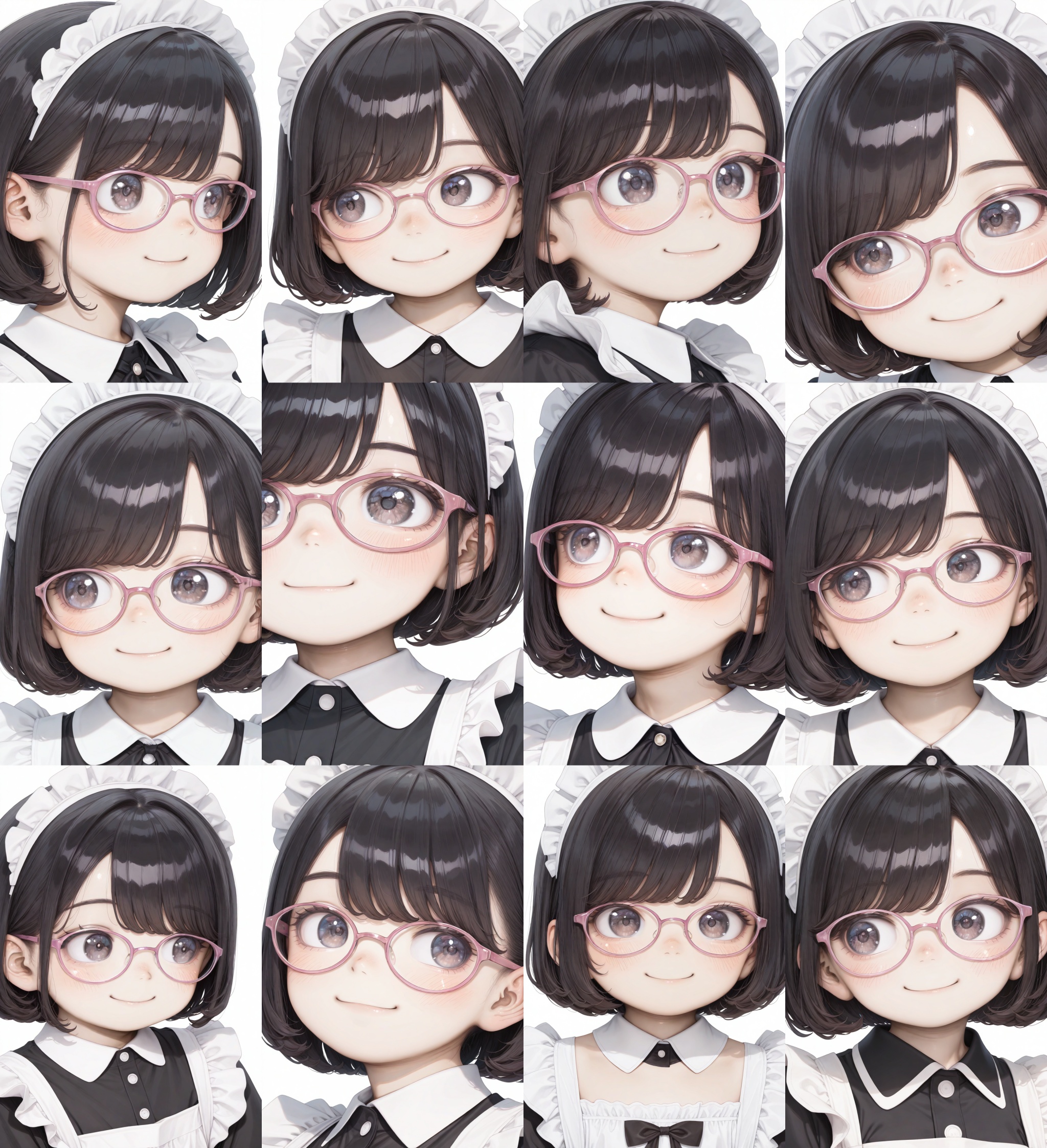 oval_cell,  glasses,  pink-framed eyewear on Tensor.Art