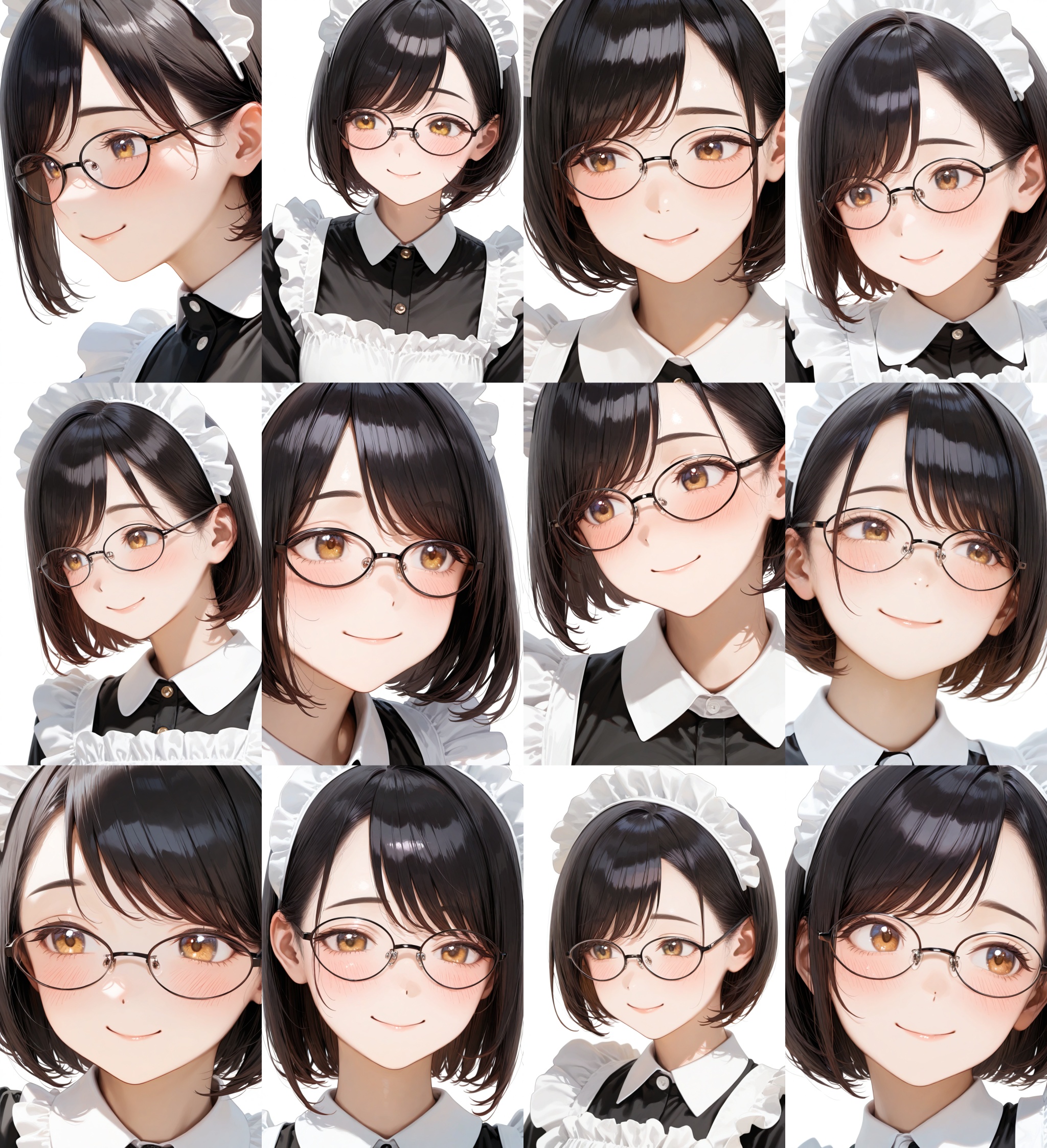 oval_metal2,  glasses,  black-framed eyewear on Tensor.Art