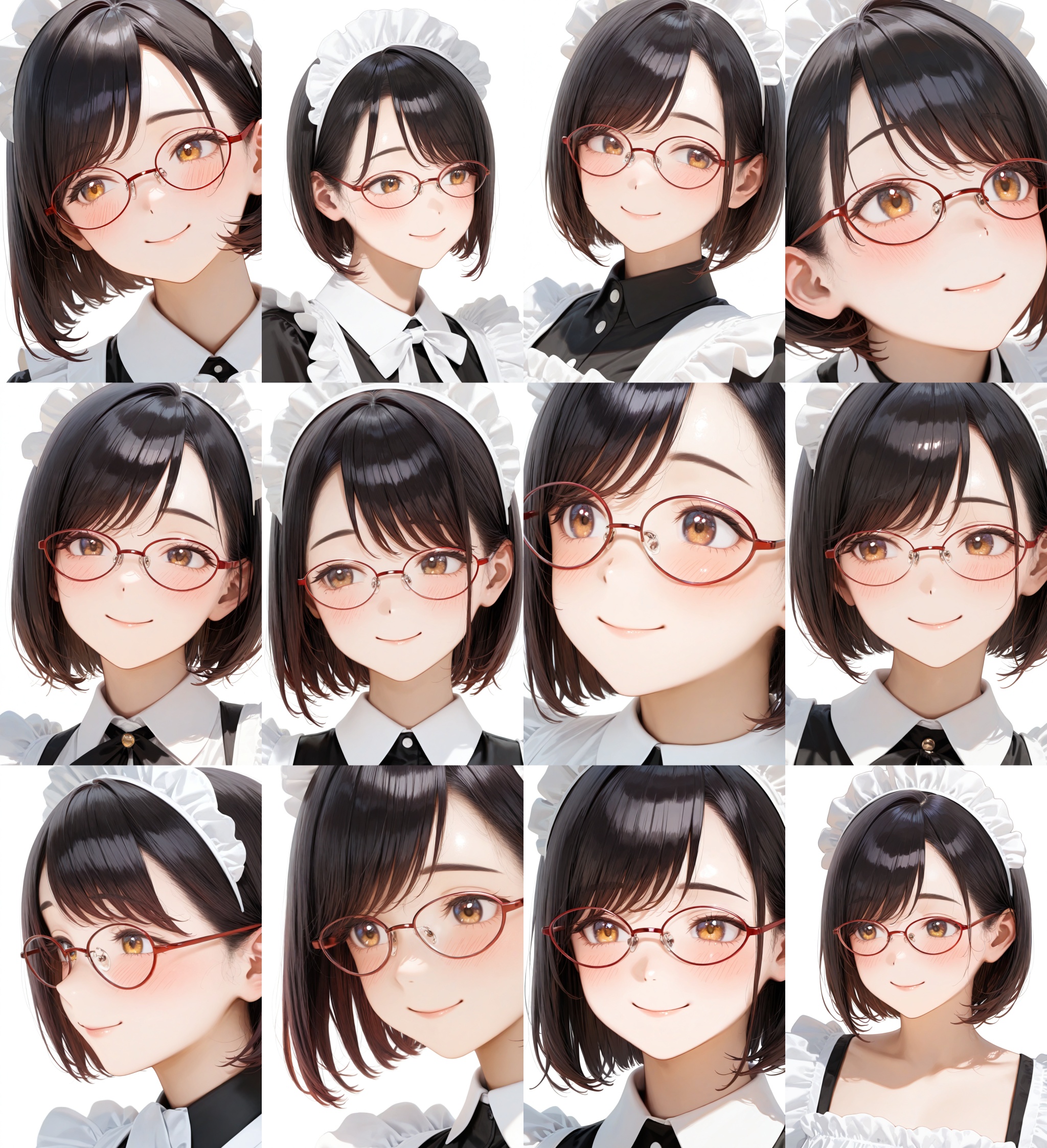 oval_metal2,  glasses,  red-framed eyewear on Tensor.Art