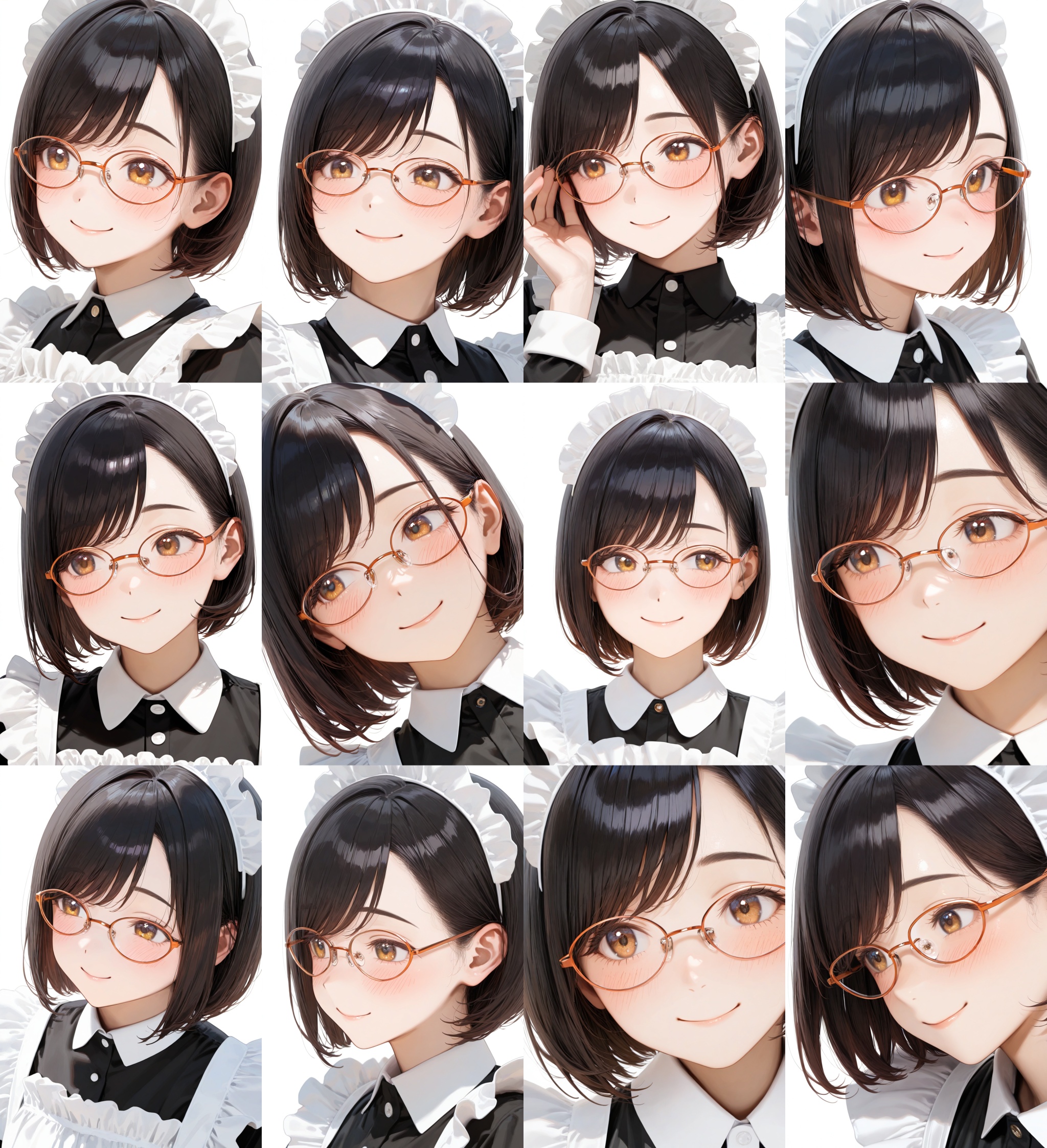 oval_metal2,  glasses,  orange-framed eyewear on Tensor.Art