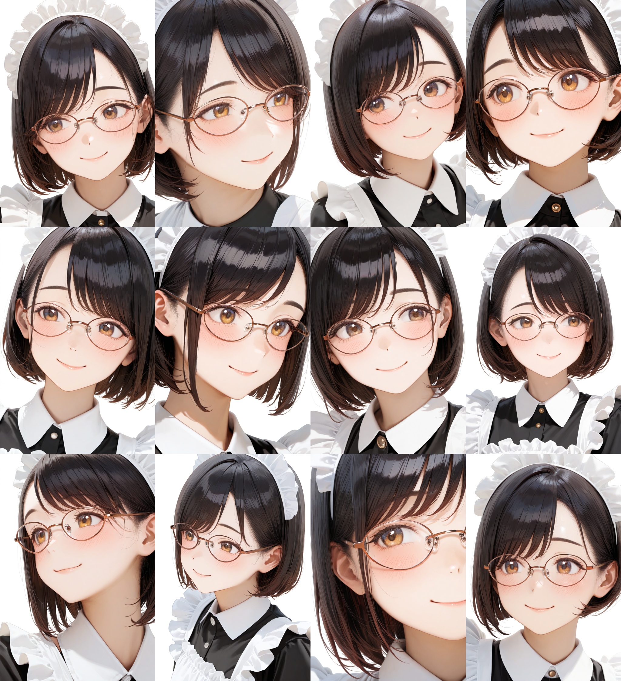 oval_metal2,  glasses,  brown-framed eyewear on Tensor.Art