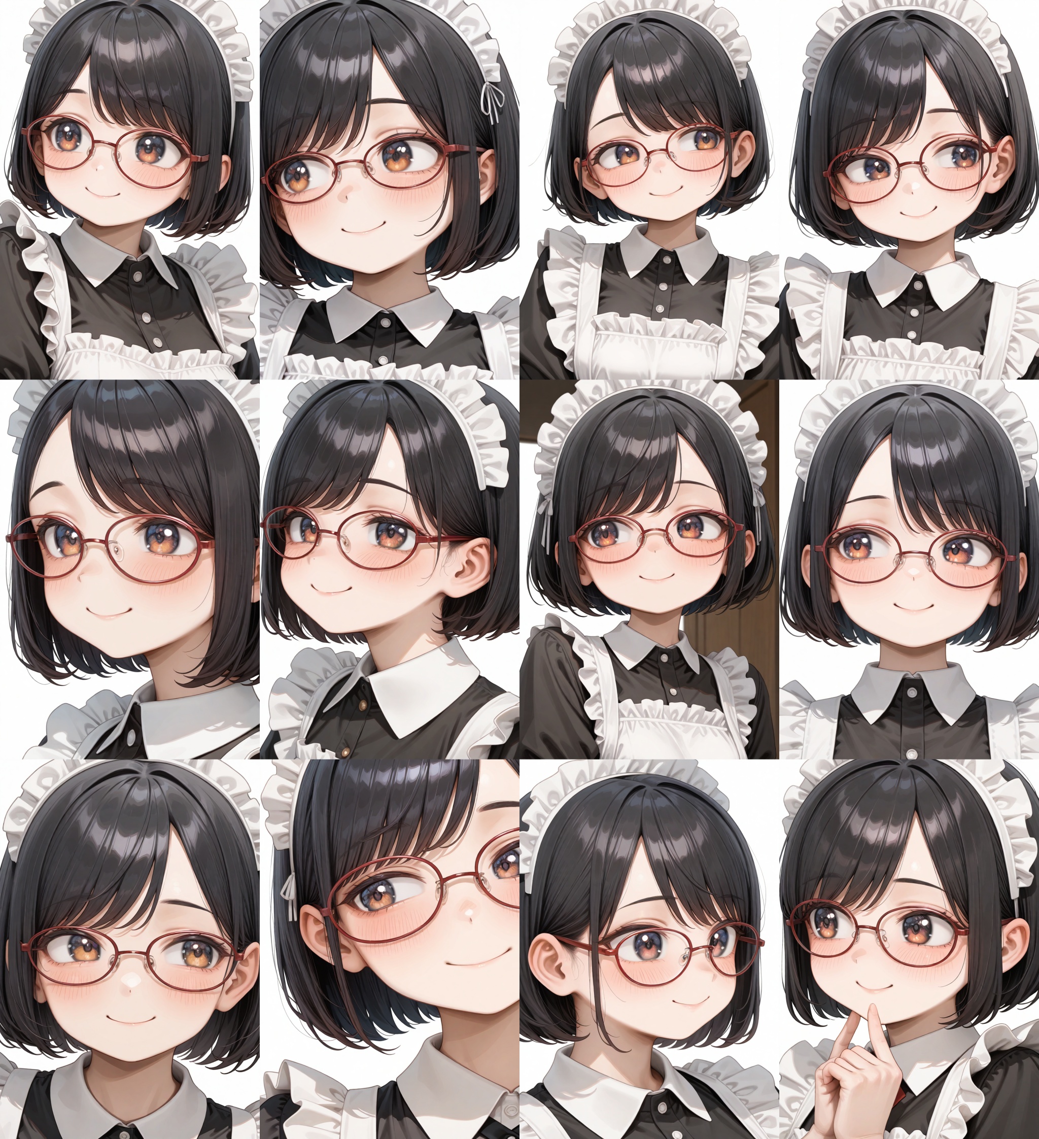 oval_metal1,  glasses,  red-framed eyewear on Tensor.Art