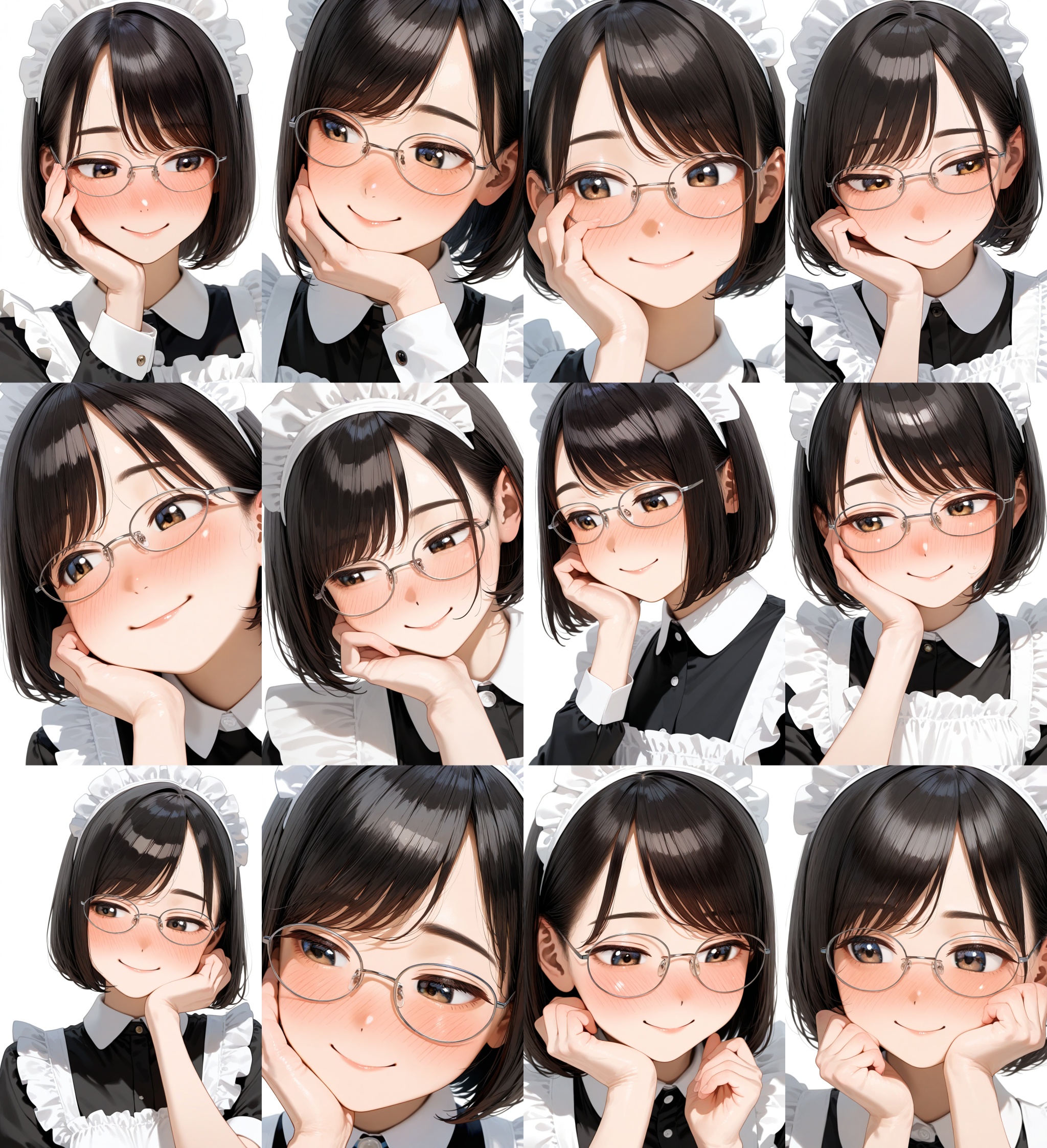 oval_metal1,  glasses,  grey-framed eyewear on Tensor.Art