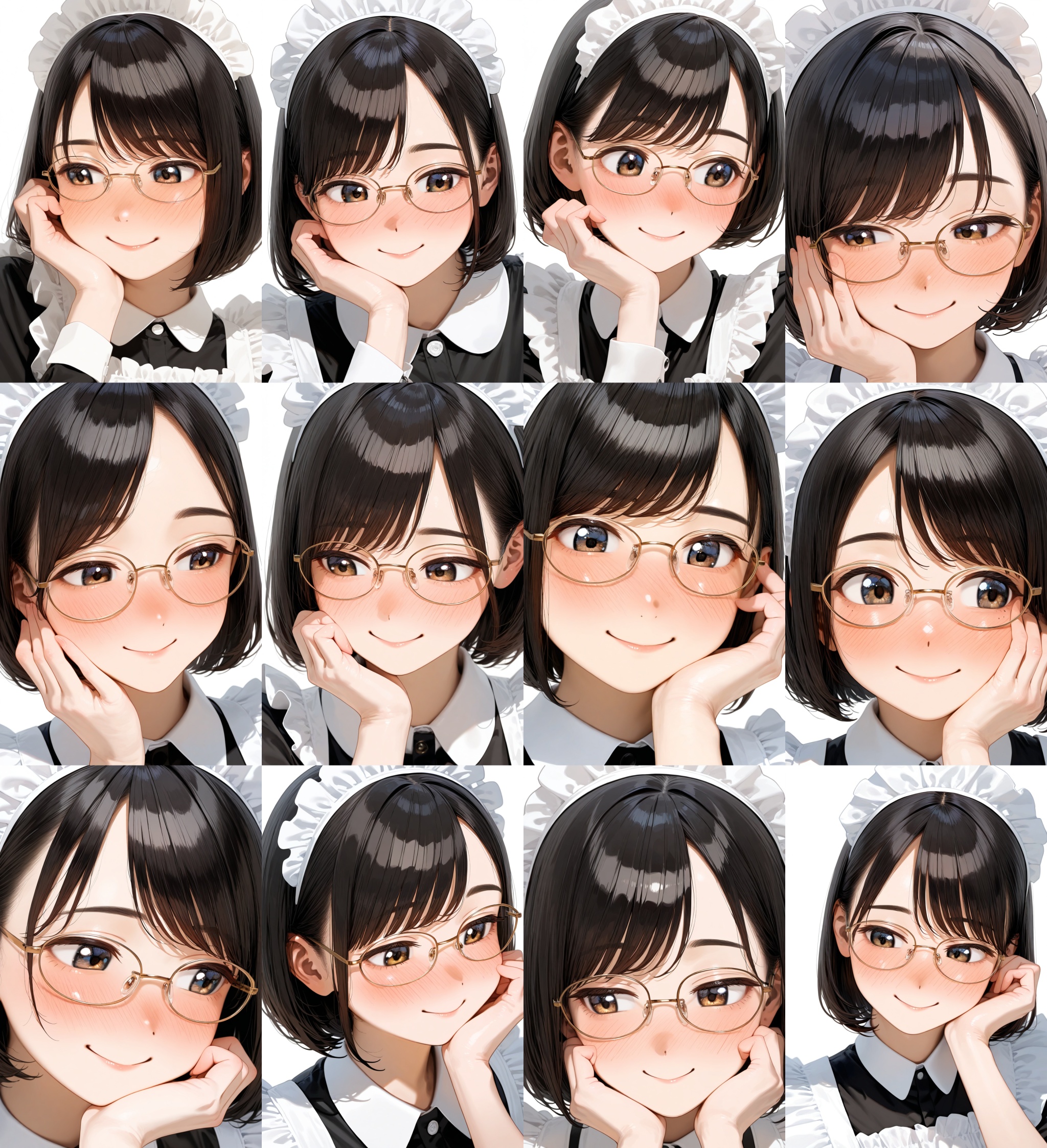 oval_metal1,  glasses,  yellow-framed eyewear on Tensor.Art