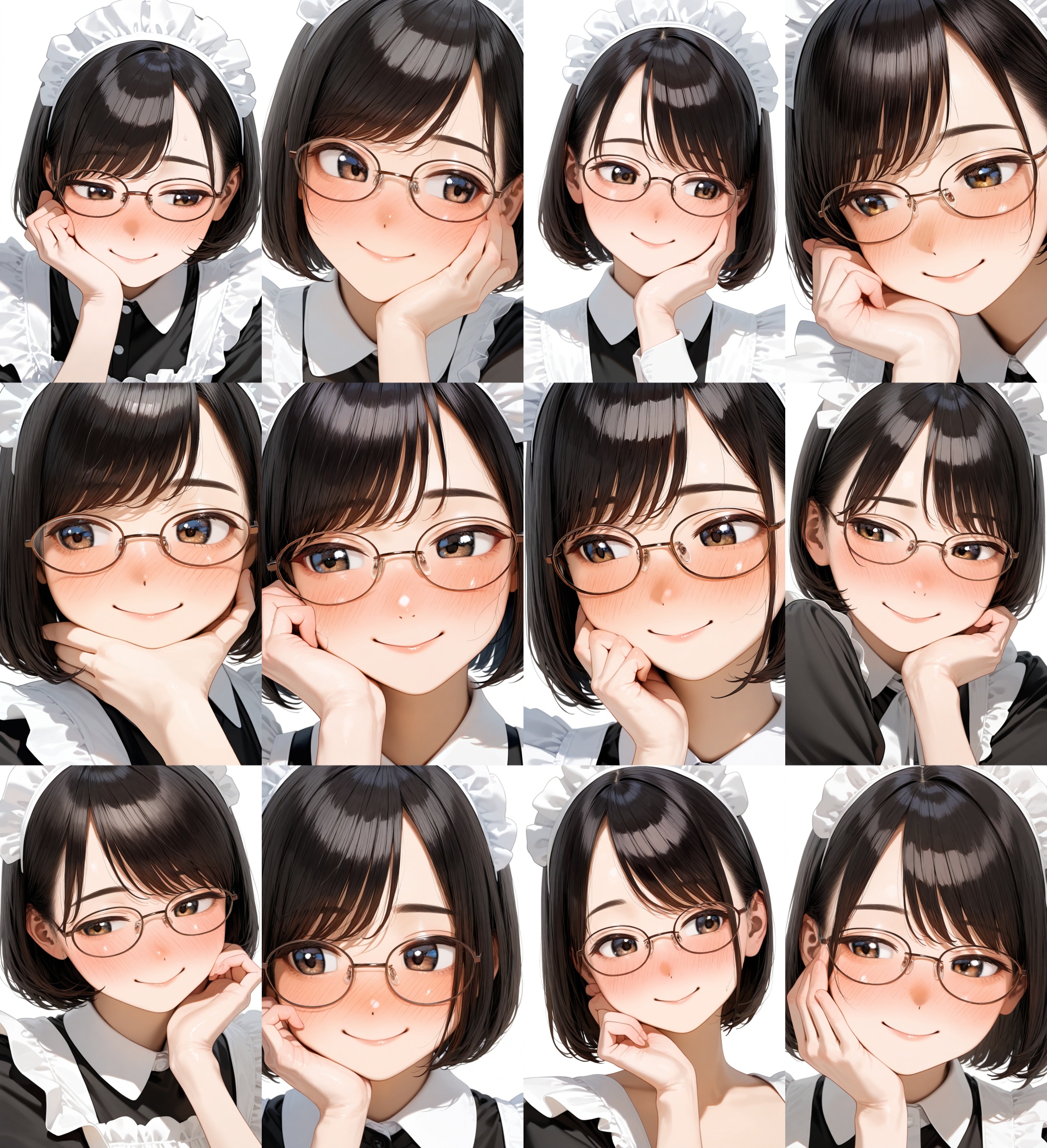 oval_metal1,  glasses,  brown-framed eyewear on Tensor.Art