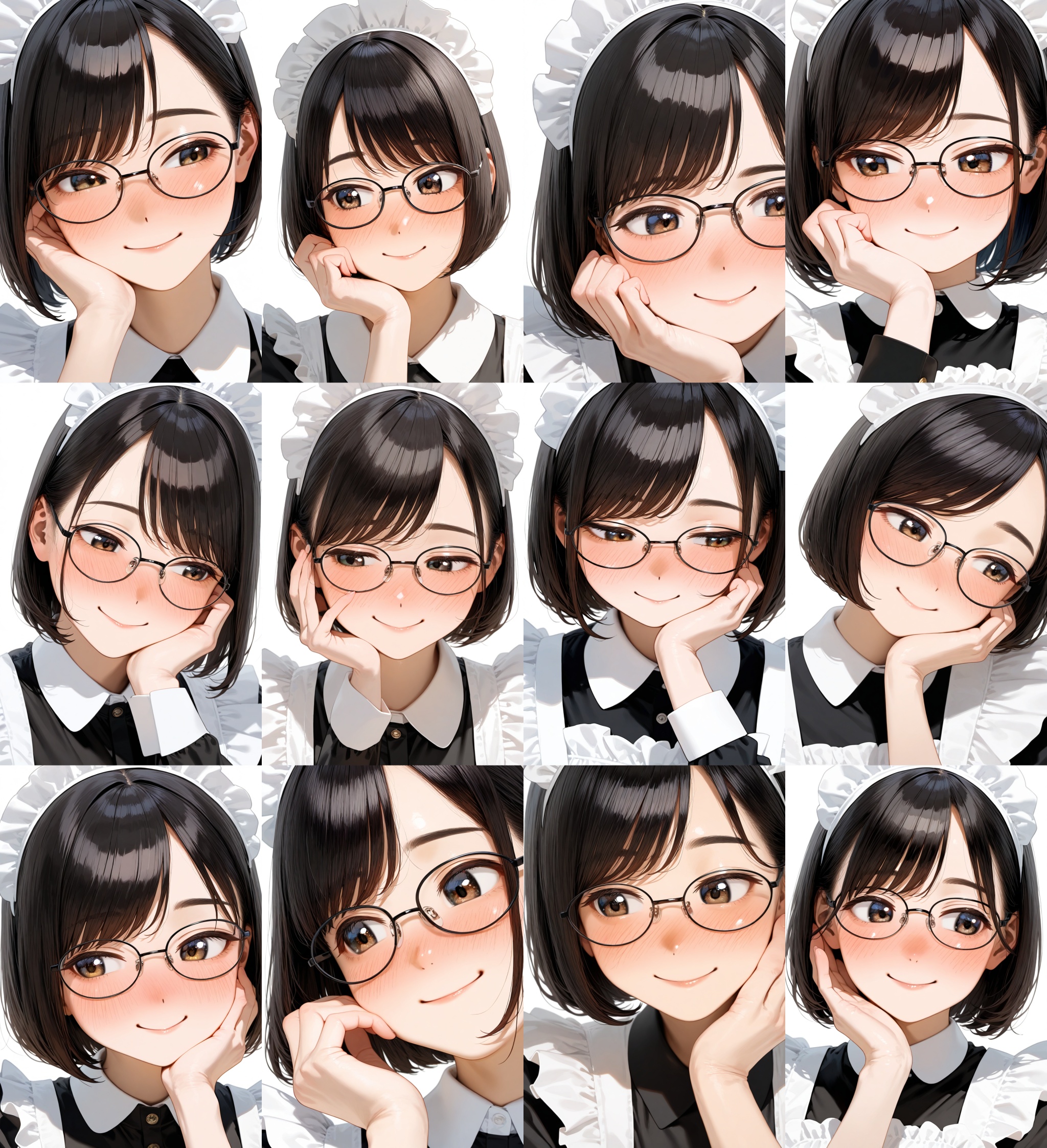 oval_metal1,  glasses,  black-framed eyewear on Tensor.Art