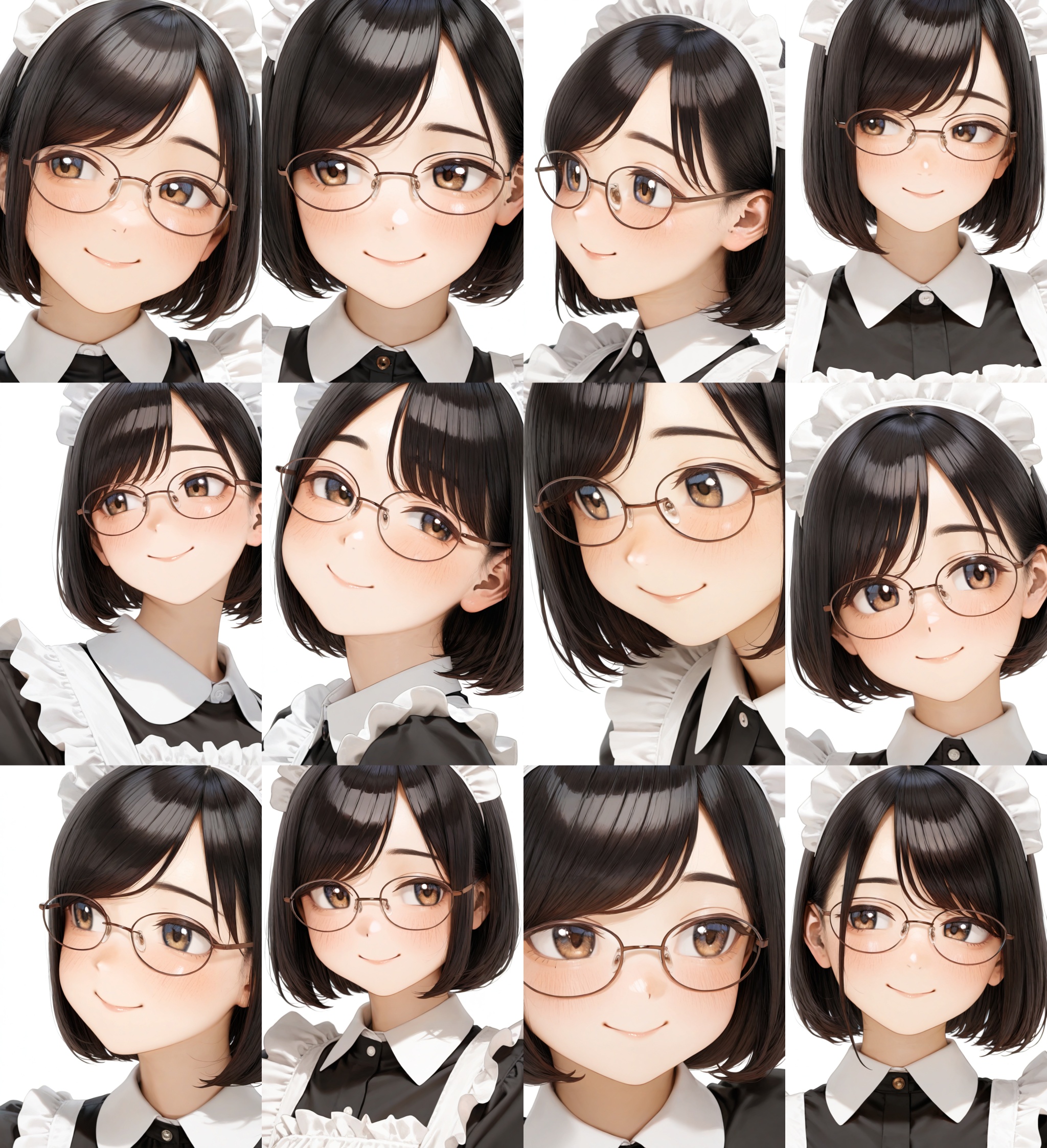 oval_metal1,  glasses,  brown-framed eyewear on Tensor.Art