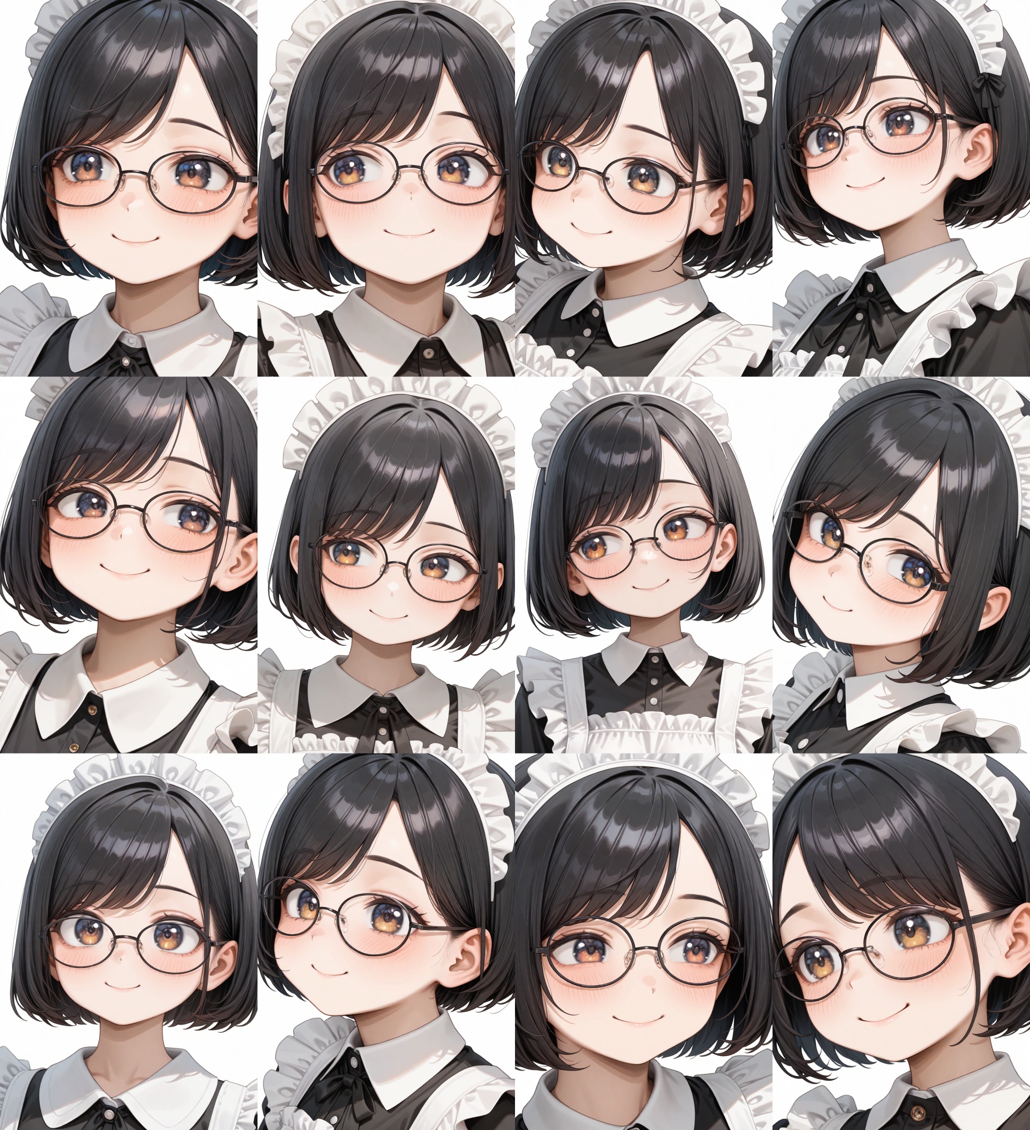 oval_metal1,  glasses,  black-framed eyewear on Tensor.Art