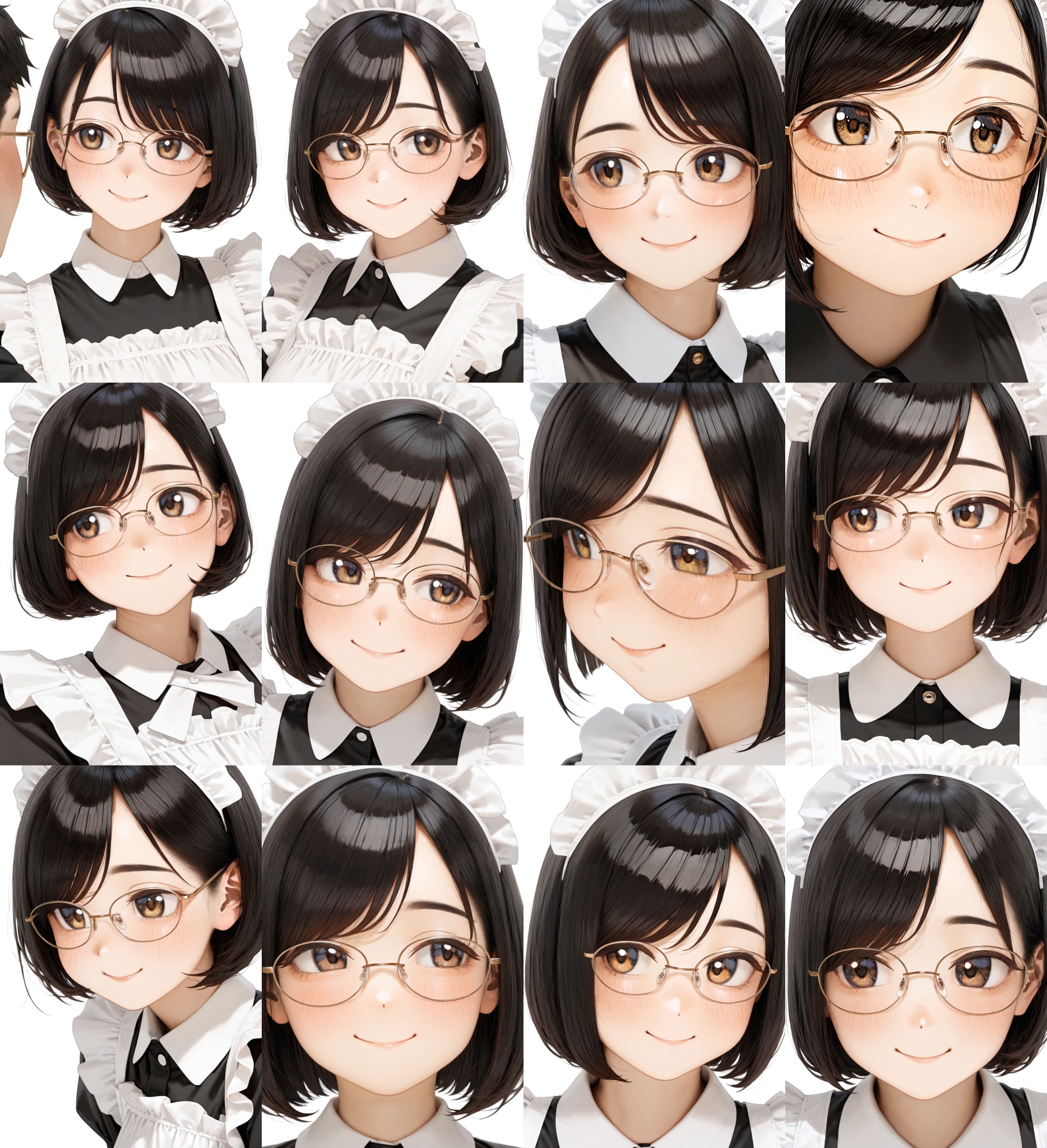 oval_metal1,  glasses,  yellow-framed eyewear on Tensor.Art