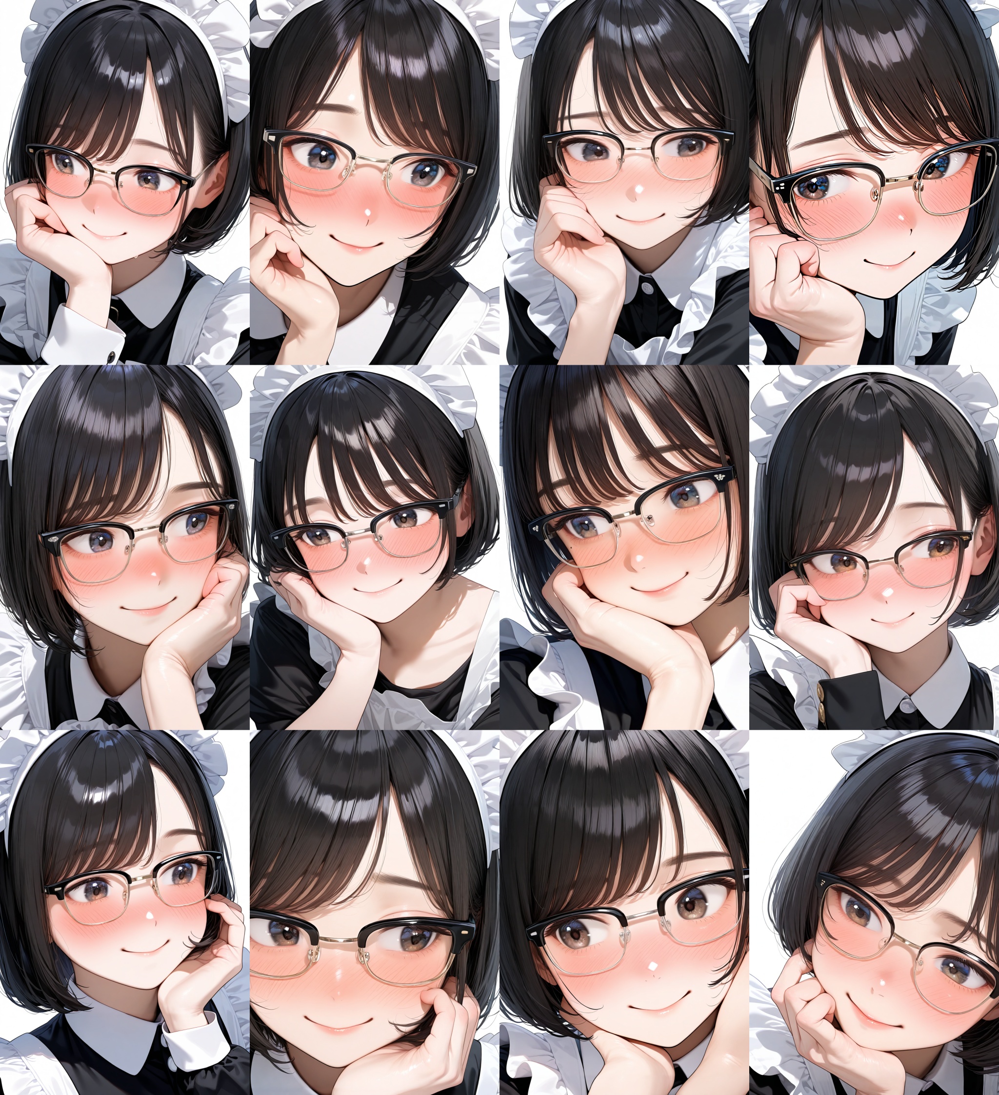 sirmont16A,  glasses,  black-framed eyewear on Tensor.Art
