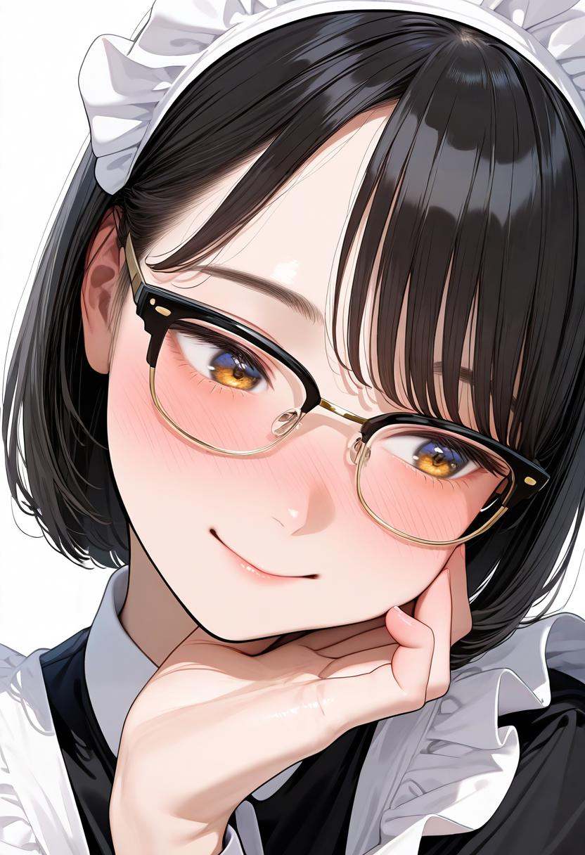 sirmont16A,  glasses,  black-framed eyewear on Tensor.Art