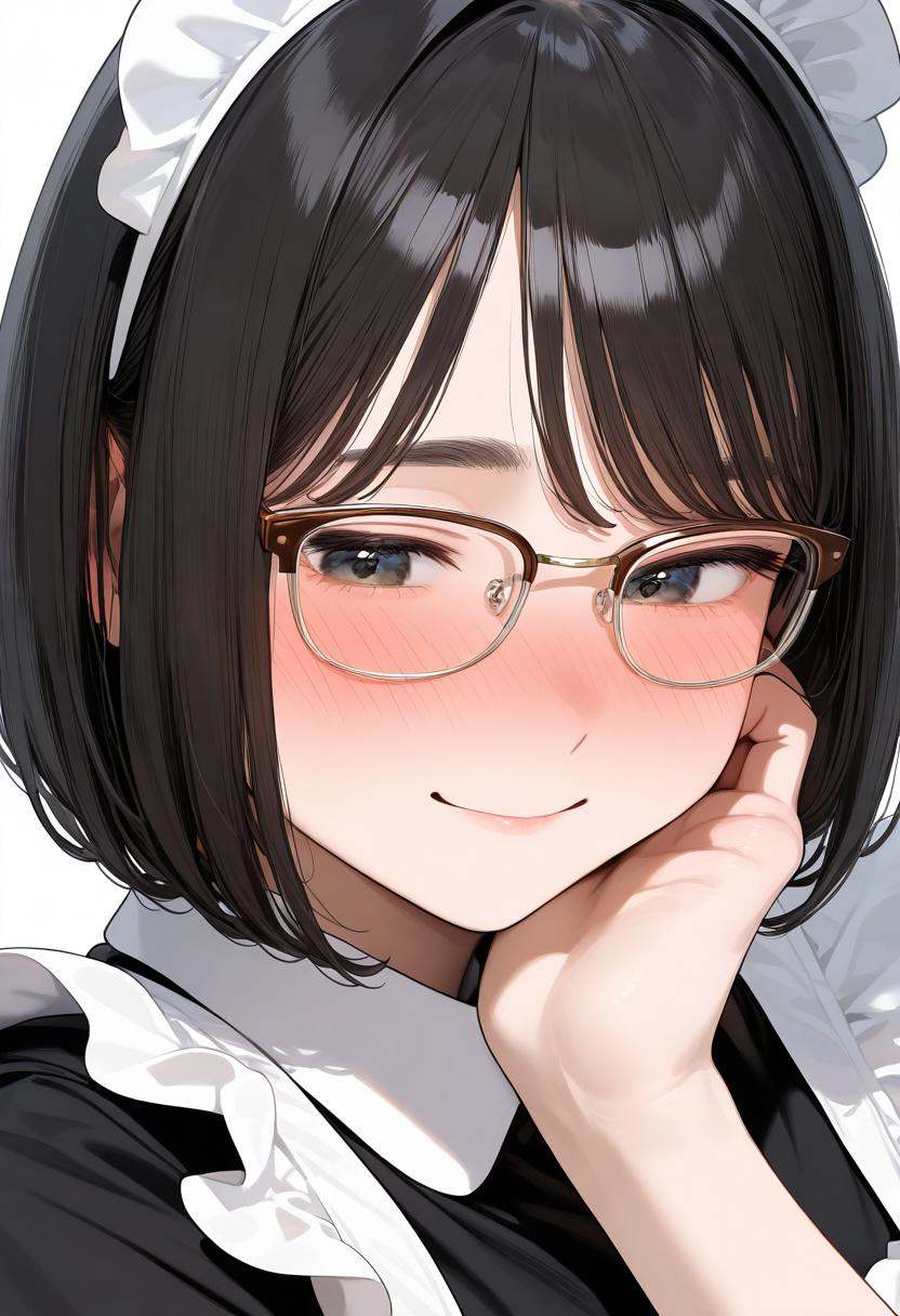 sirmont16A,  glasses,  brown-framed eyewear on Tensor.Art