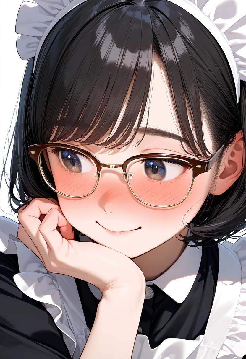 sirmont16A,  glasses,  brown-framed eyewear on Tensor.Art