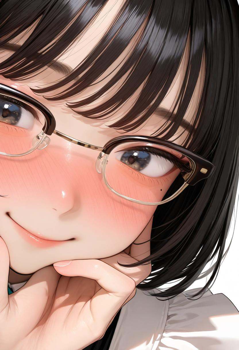 sirmont16A,  glasses,  brown-framed eyewear on Tensor.Art
