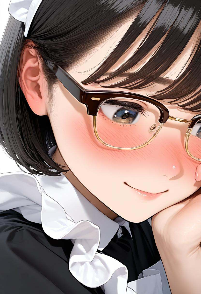 sirmont16A,  glasses,  brown-framed eyewear on Tensor.Art