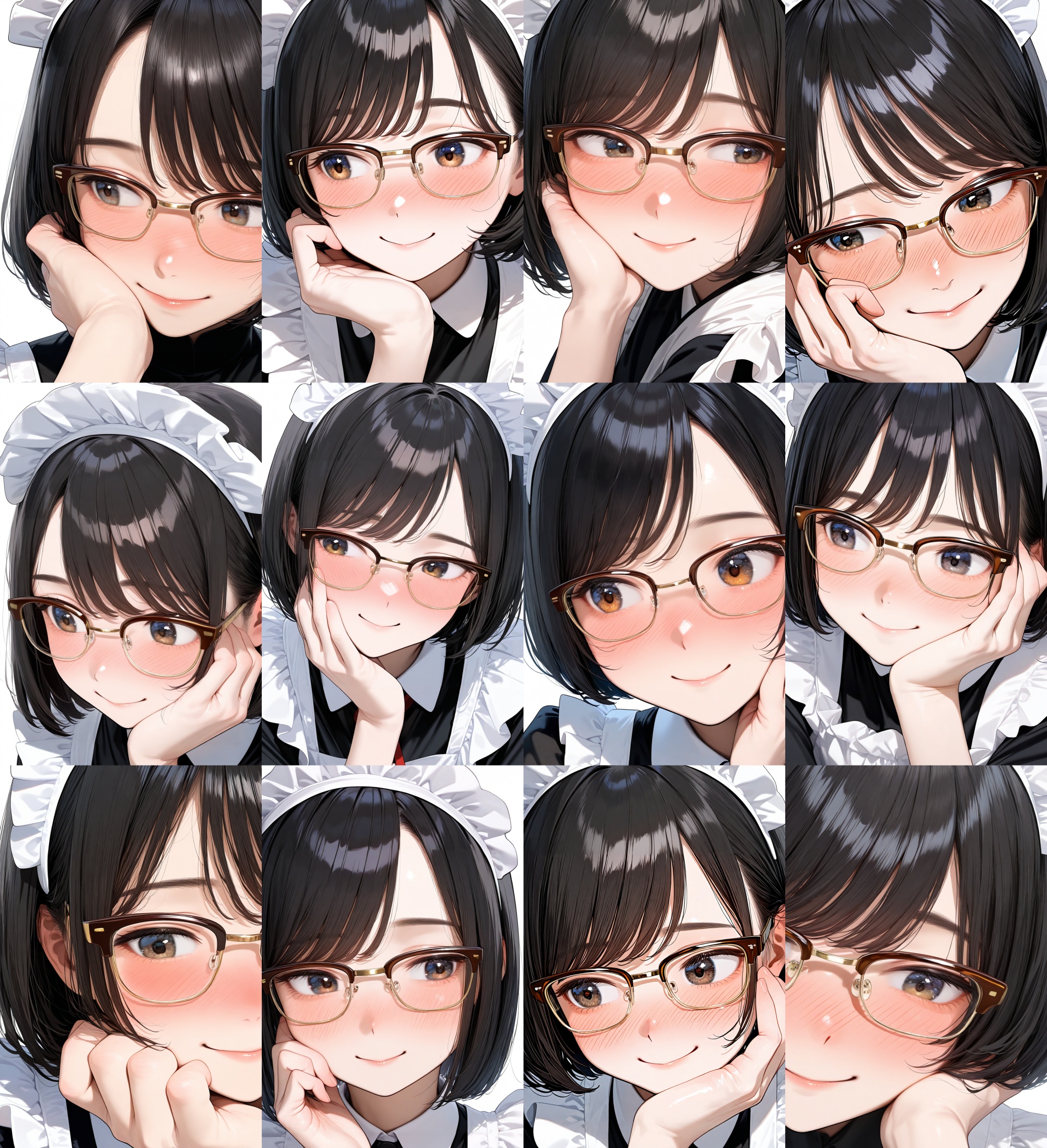 sirmont16A,  glasses,  brown-framed eyewear on Tensor.Art