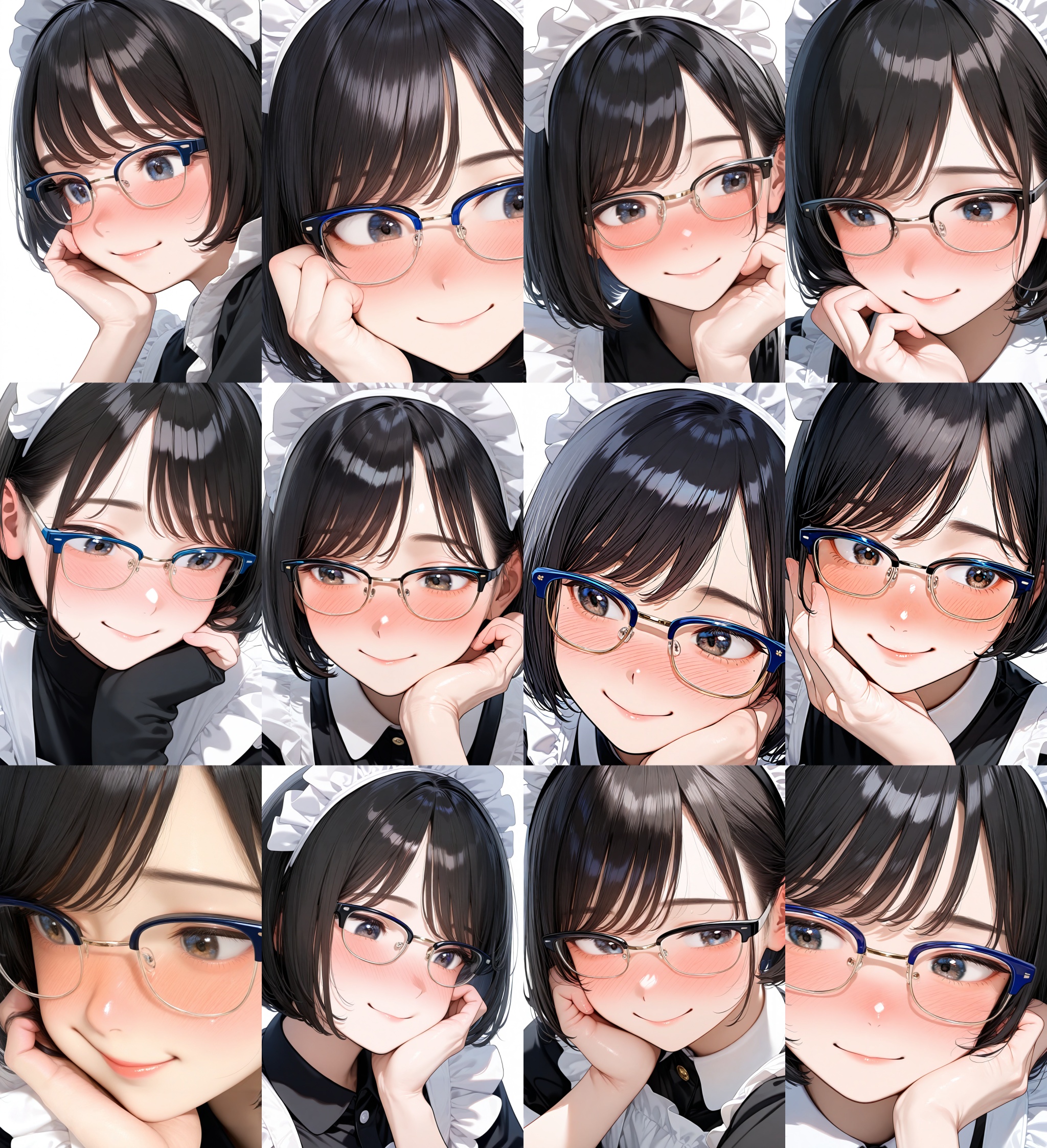 sirmont16A,  glasses,  blue-framed eyewear on Tensor.Art