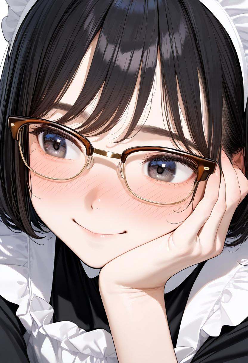 sirmont16A,  glasses,  brown-framed eyewear on Tensor.Art