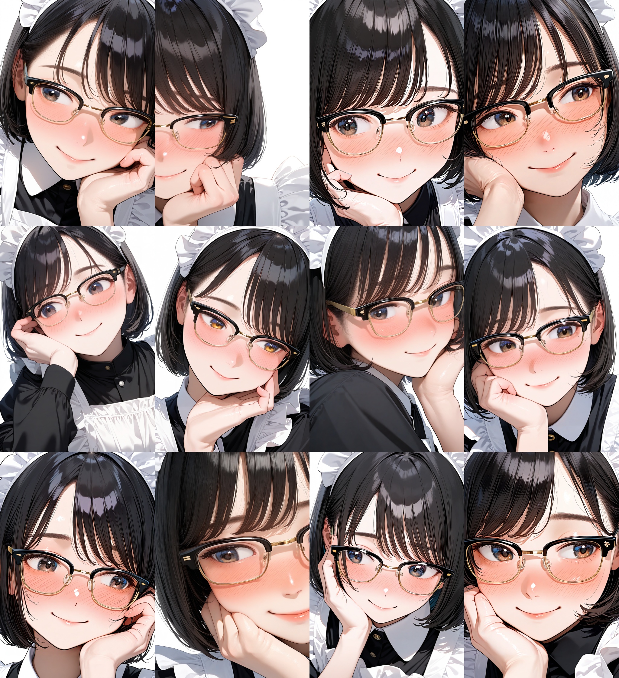 sirmont16A,  glasses,  black-framed eyewear on Tensor.Art