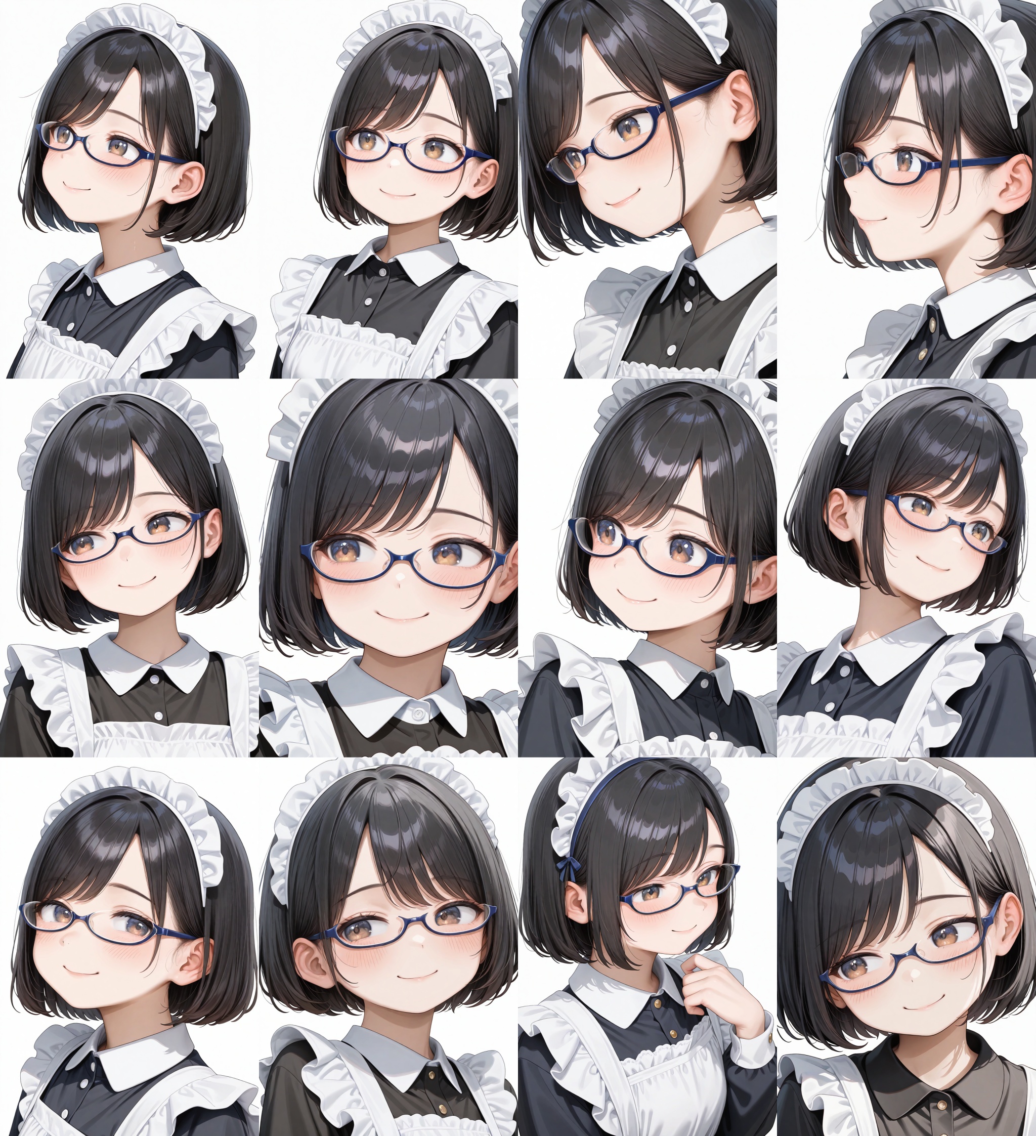 underrim_cell,  under-rim eyewear,  blue-framed eyewear on Tensor.Art