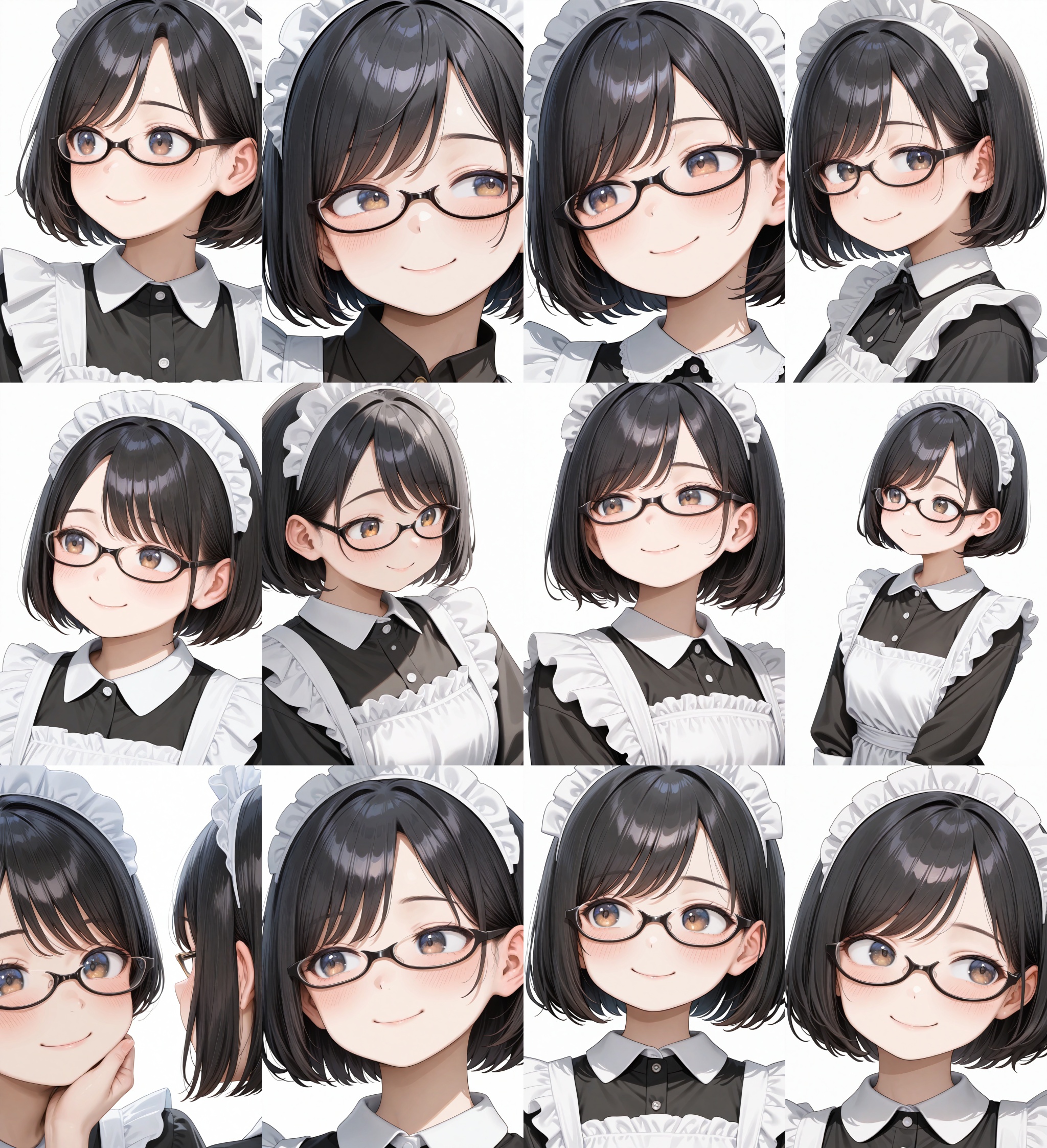 underrim_cell,  under-rim eyewear,  black-framed eyewear on Tensor.Art