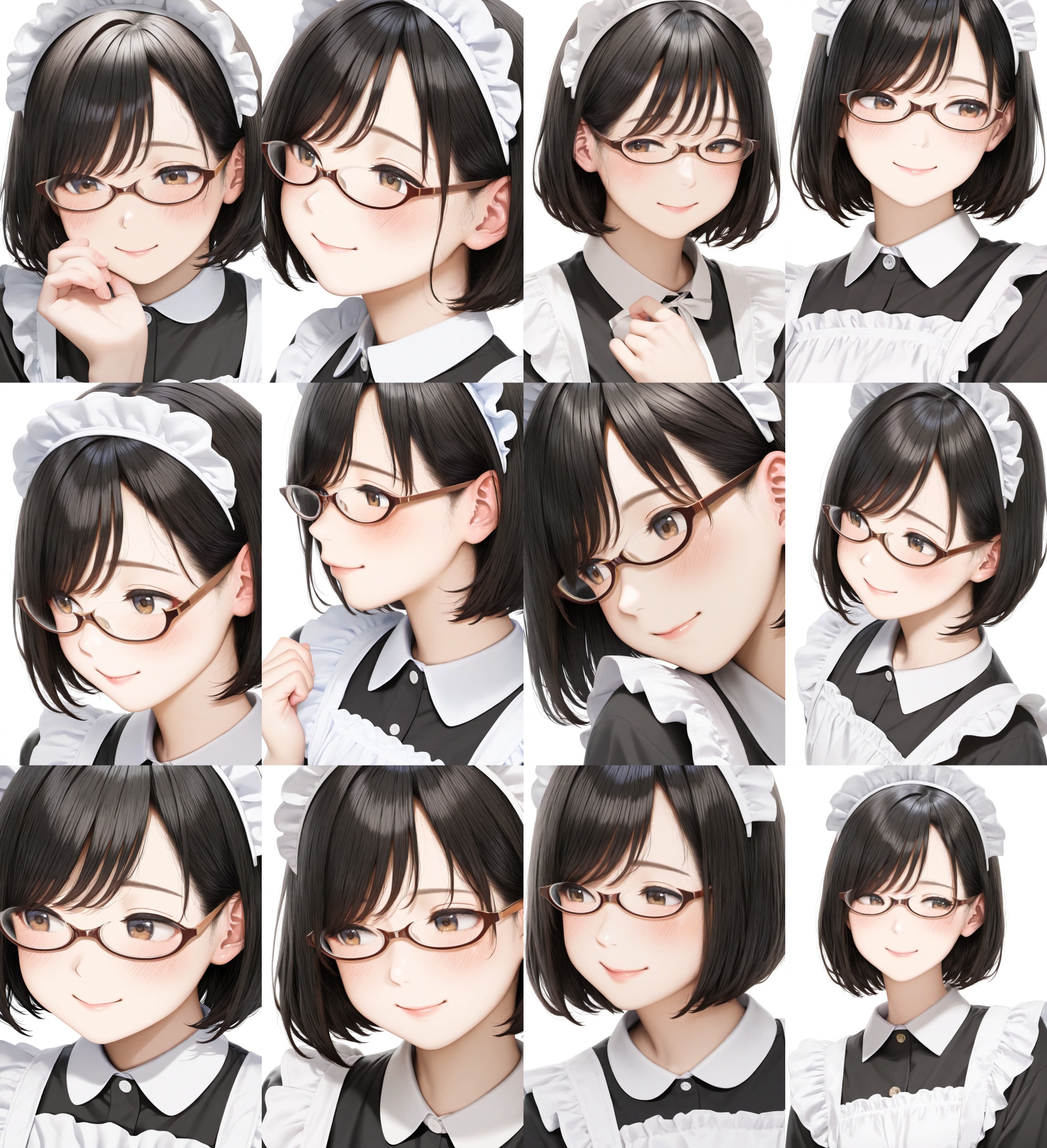 underrim_cell,  under-rim eyewear,  orange-framed eyewear on Tensor.Art