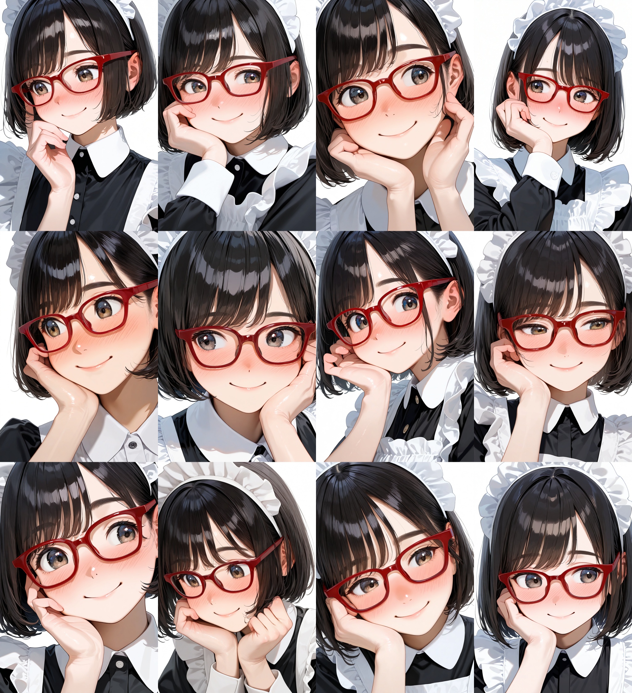 Wellington22A,  glasses,  red-framed eyewear on Tensor.Art