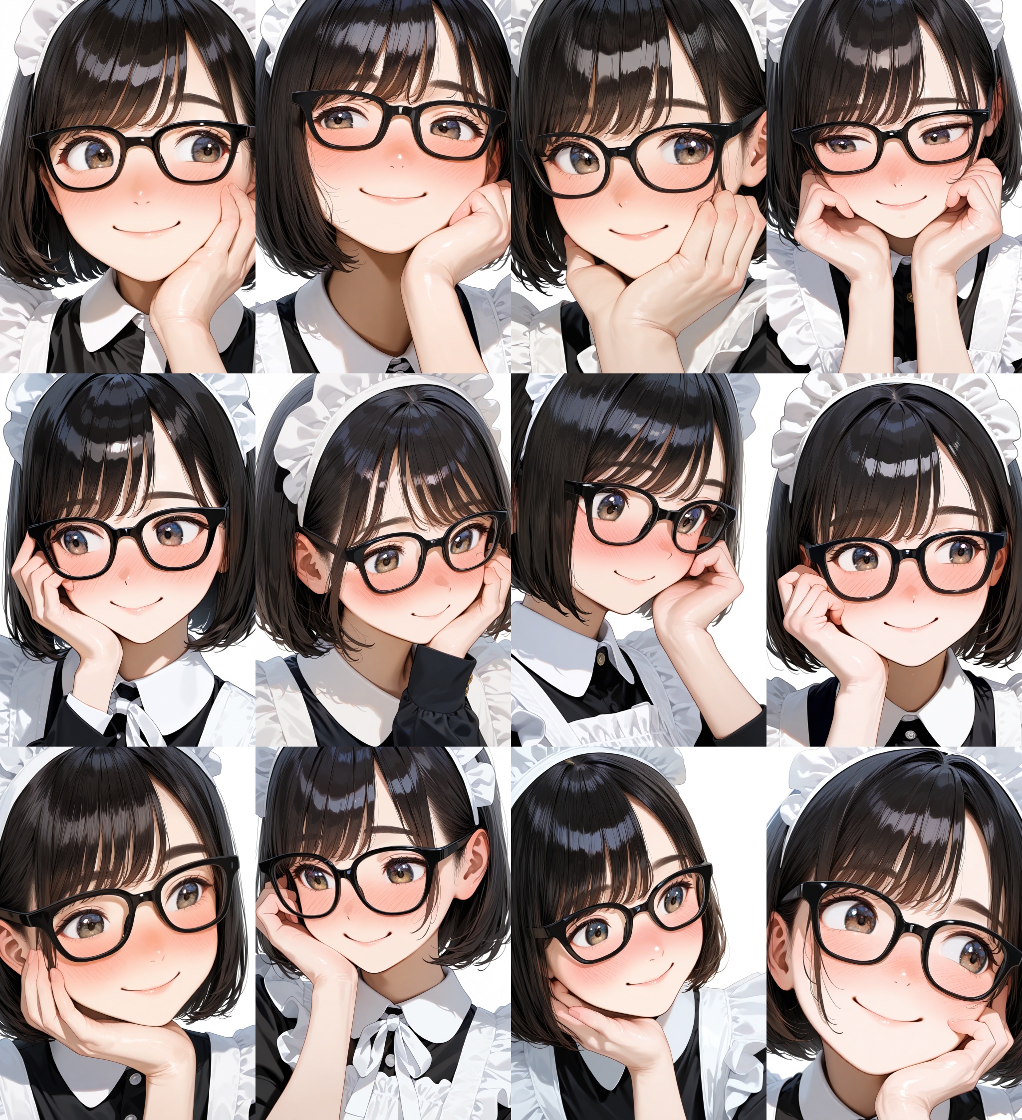 Wellington22A,  glasses,  black-framed eyewear on Tensor.Art