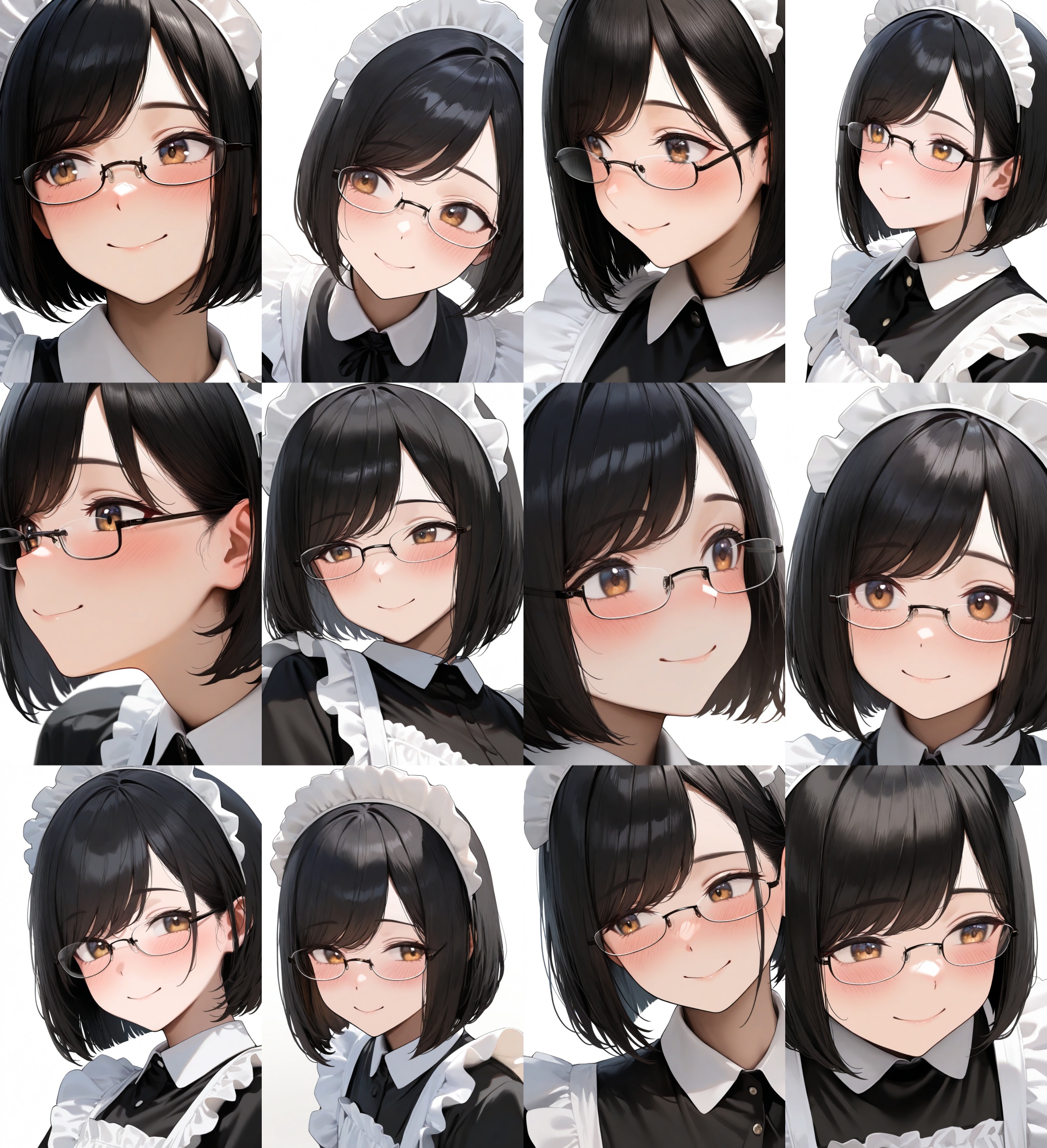 underrim_metal,  under-rim eyewear,  black-framed eyewear on Tensor.Art