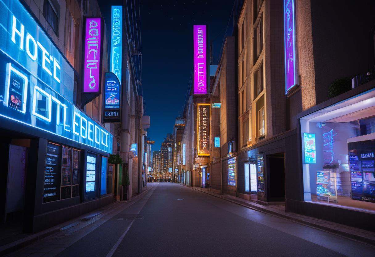 lovehogai,  storefront,  night on Tensor.Art