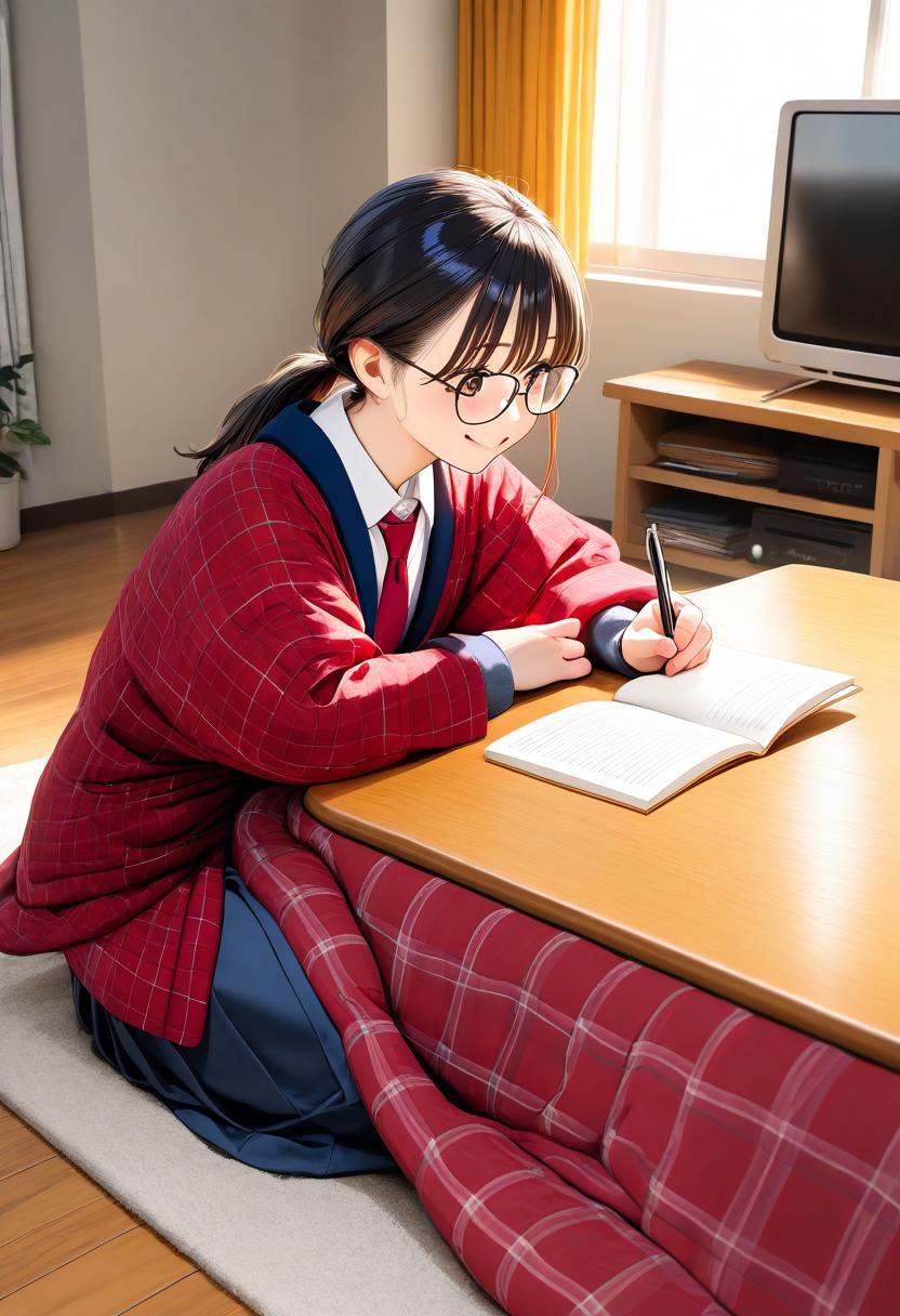 red hanten,  1girl,  solo on Tensor.Art