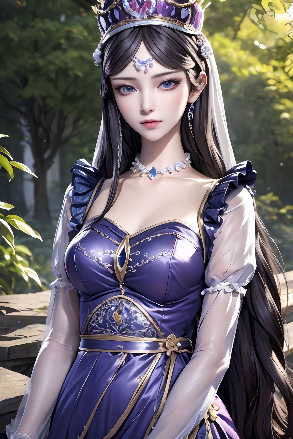 1girl,  solo,  long hair on Tensor.Art