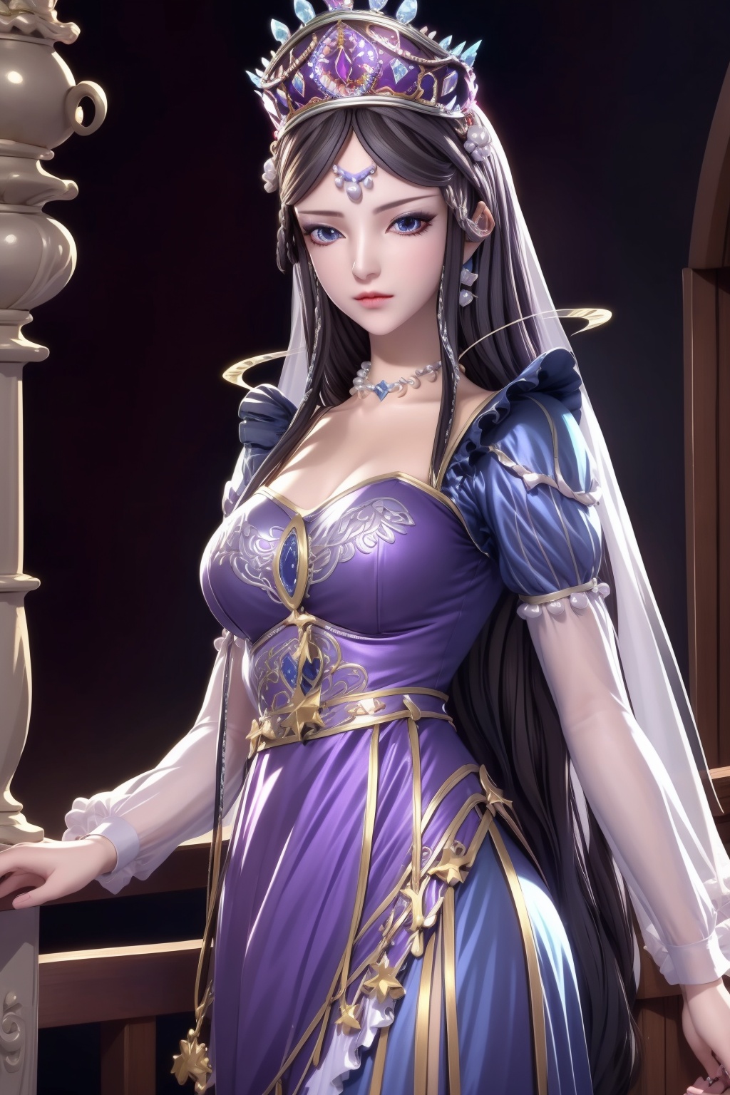 1girl,  solo,  long hair on Tensor.Art