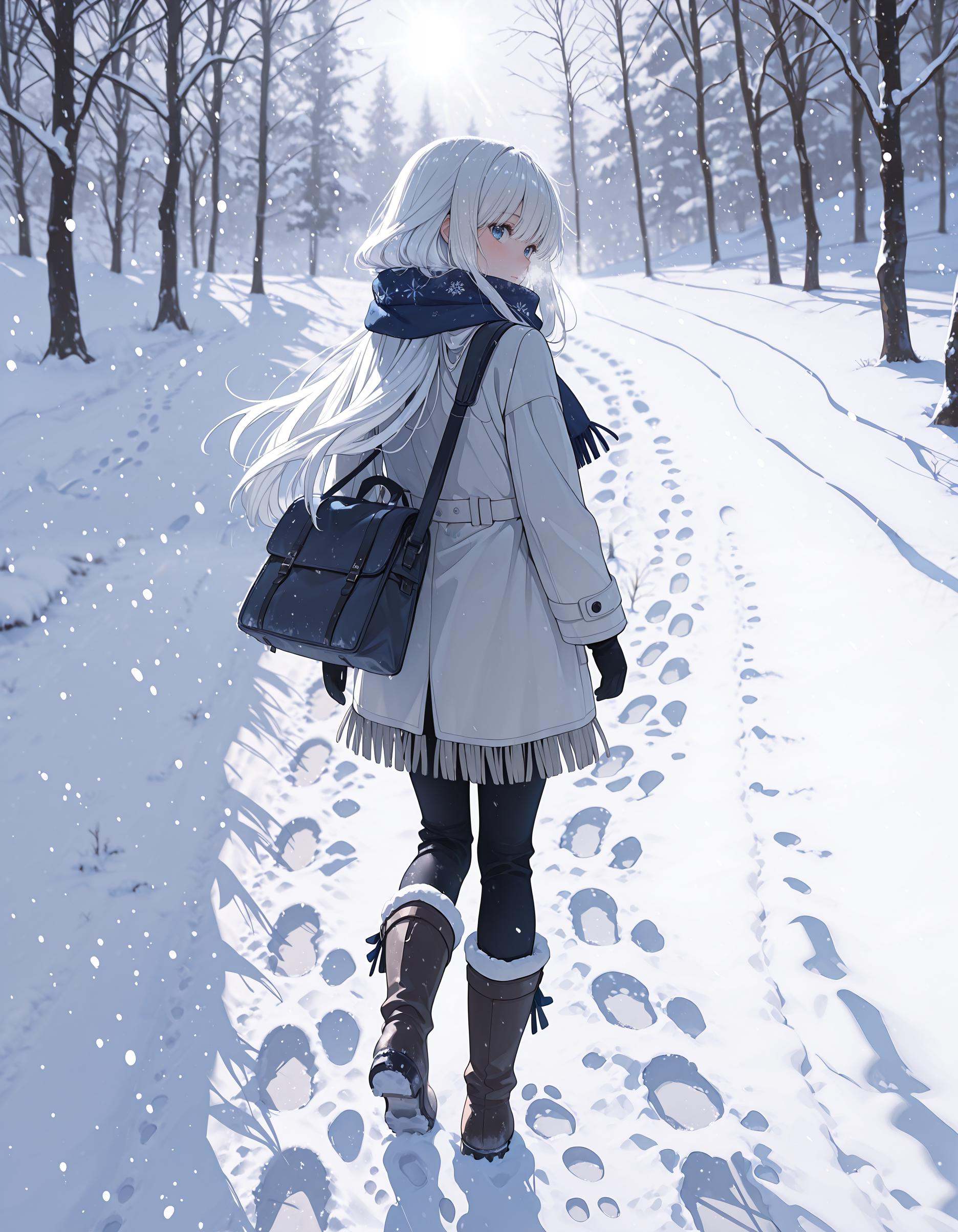 re4lity_sync_illu,  1girl,  footprints on Tensor.Art