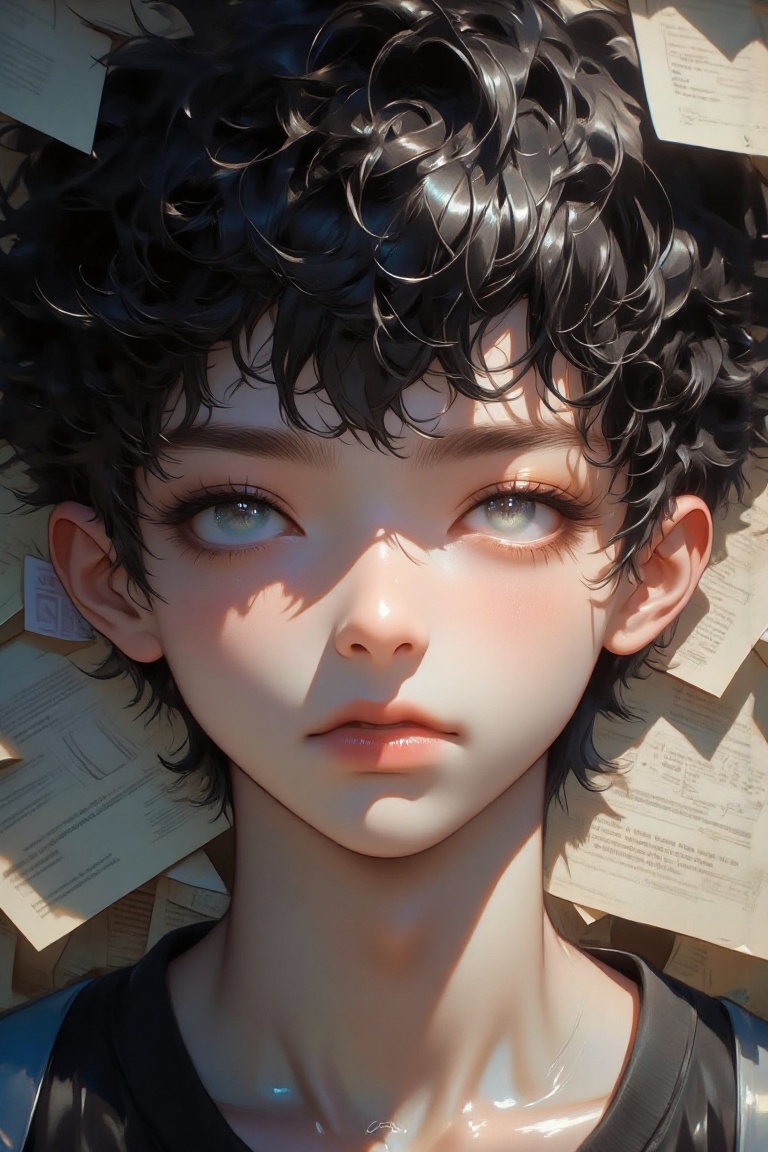 1girl,  solo,  short hair on Tensor.Art