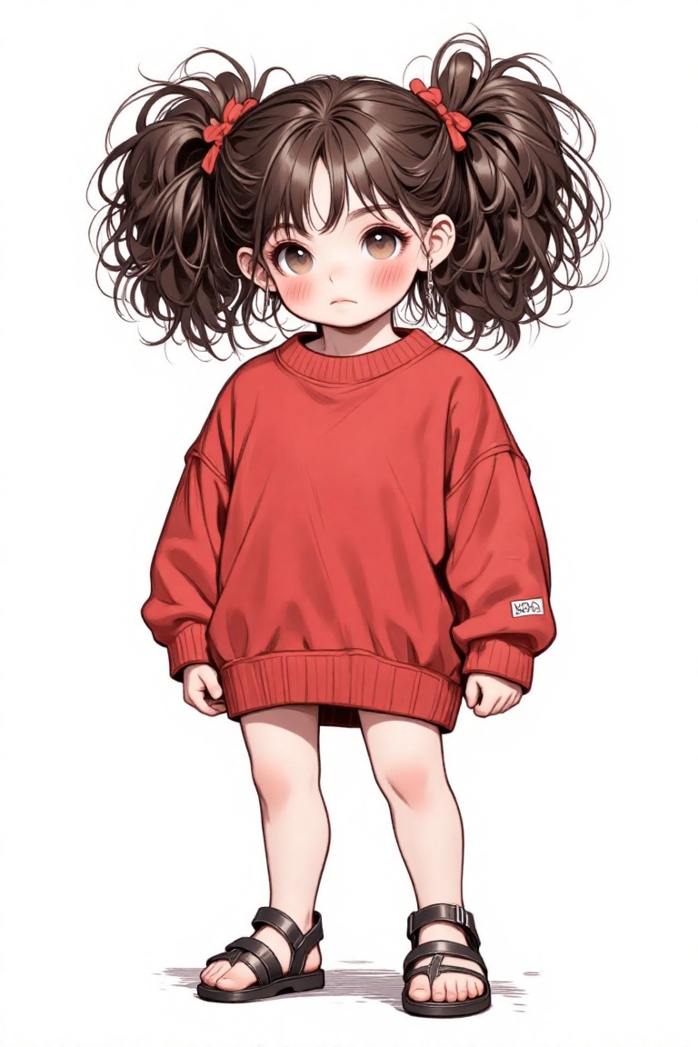 1girl,  solo,  blush on Tensor.Art