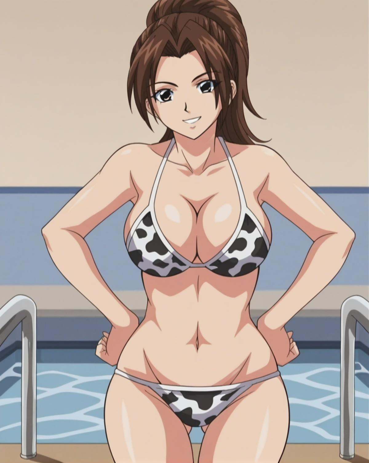 kini,  1girl,  brown hair on Tensor.Art