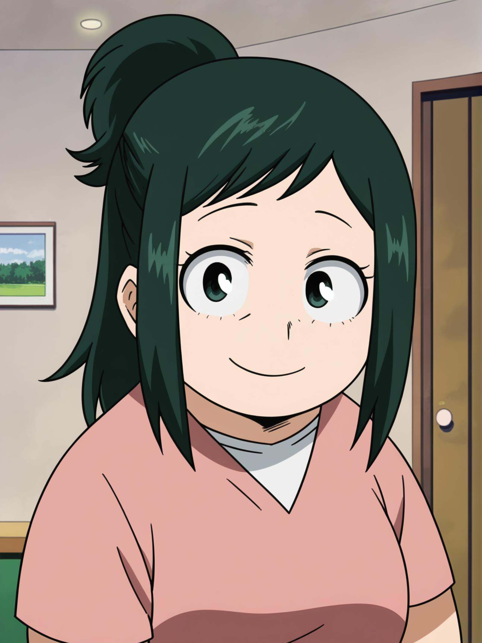 inko,  1girl,  green hair on Tensor.Art