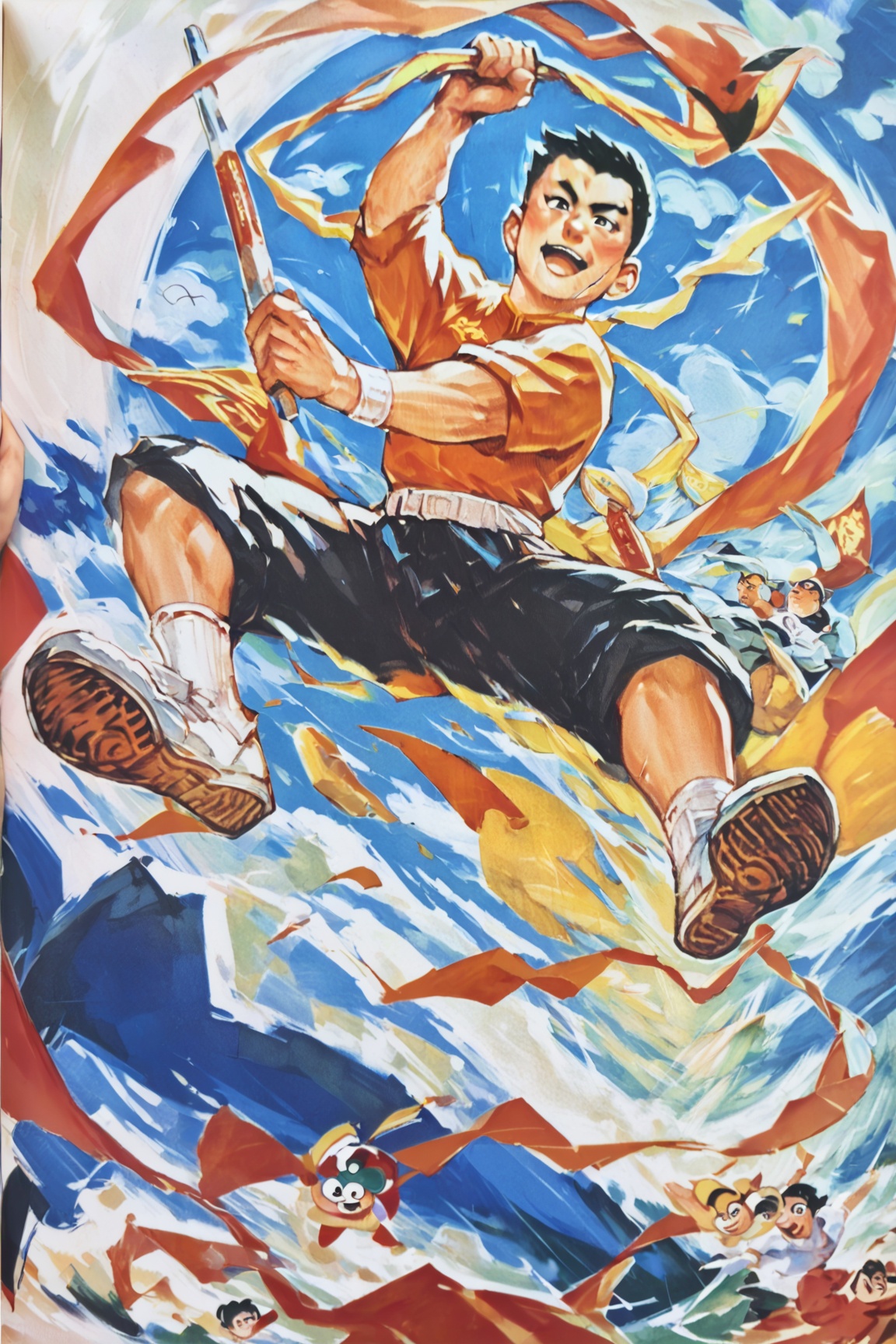 1man,  Donald Trump,  chinese ccp art on Tensor.Art