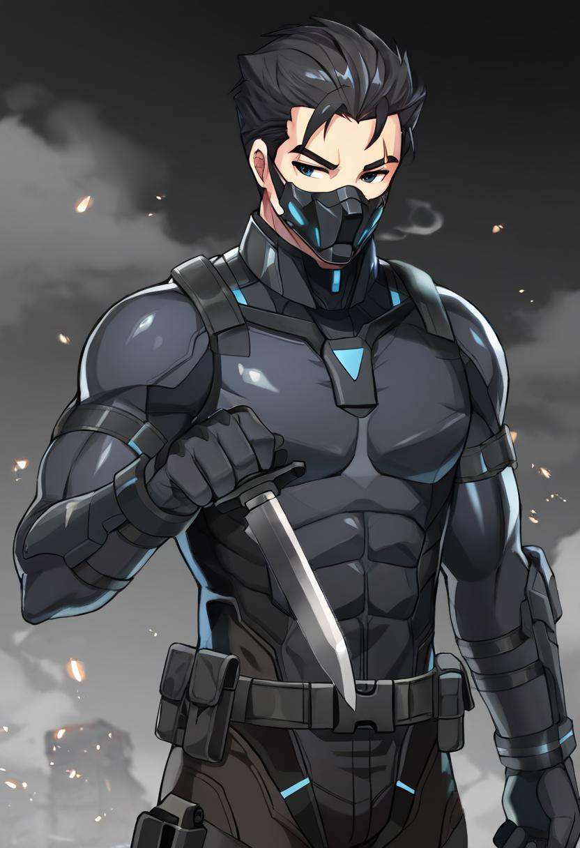 1boy,  jinsepatsu,  short hair on Tensor.Art