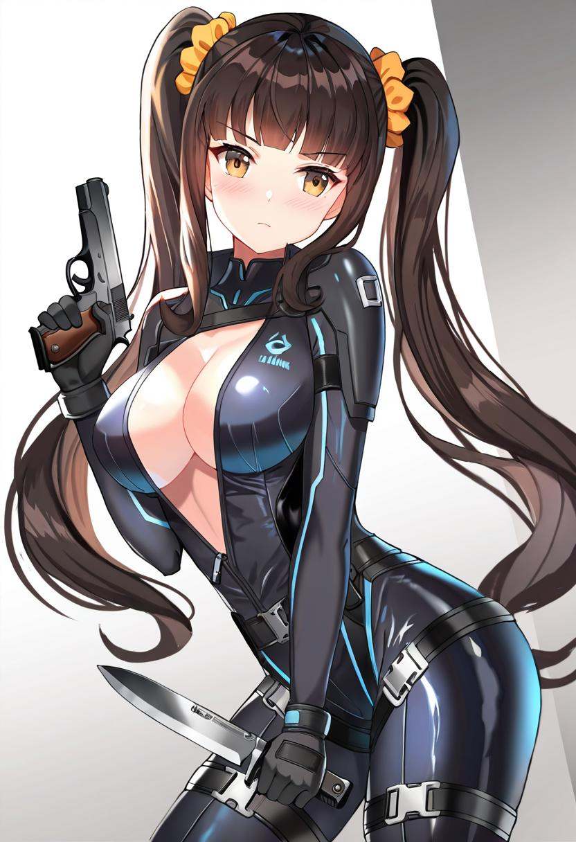 1girl,  Lily Bloomerchen,  long twintails on Tensor.Art