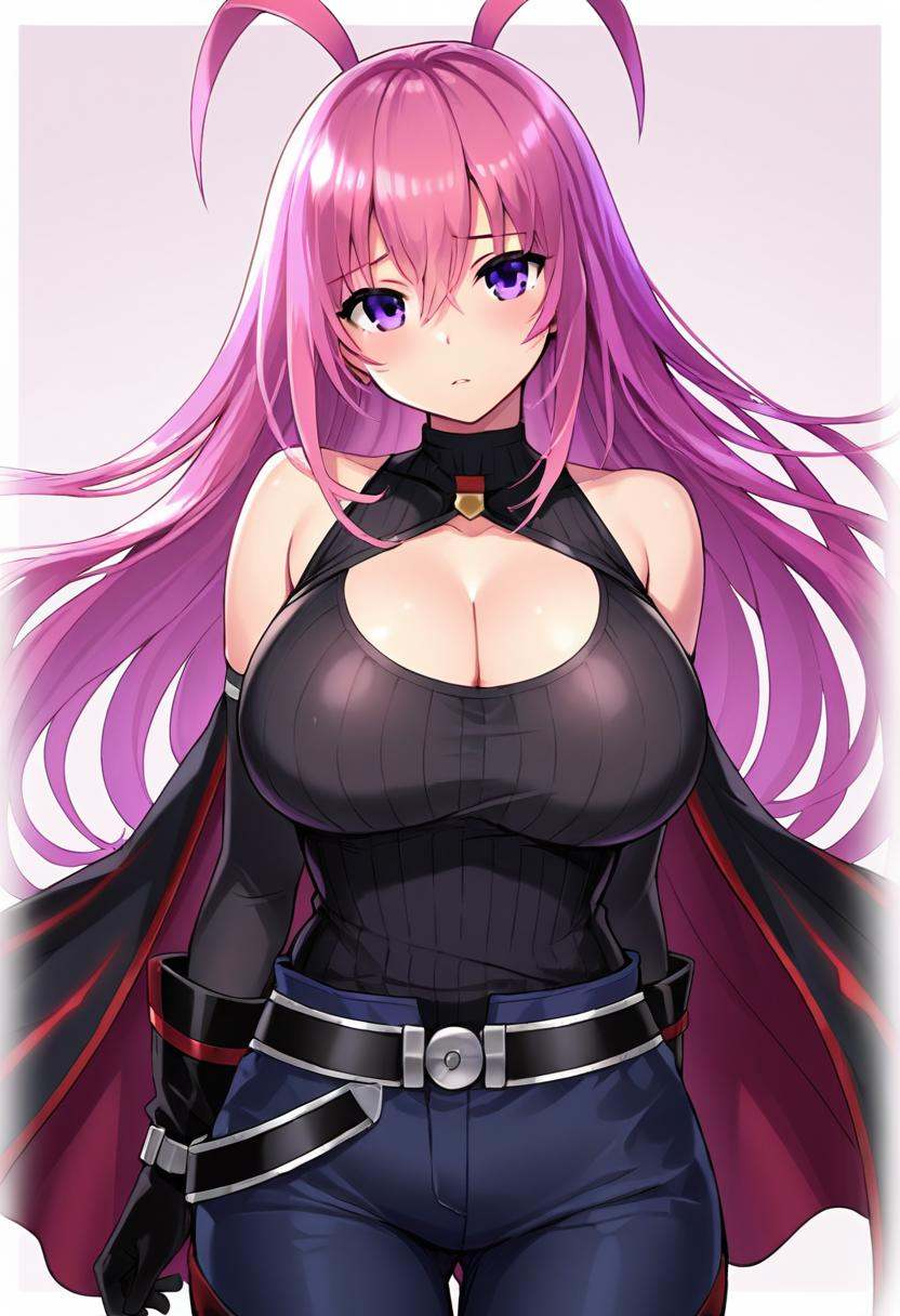 1GIRL,  lupan,  shock-pink hair on Tensor.Art
